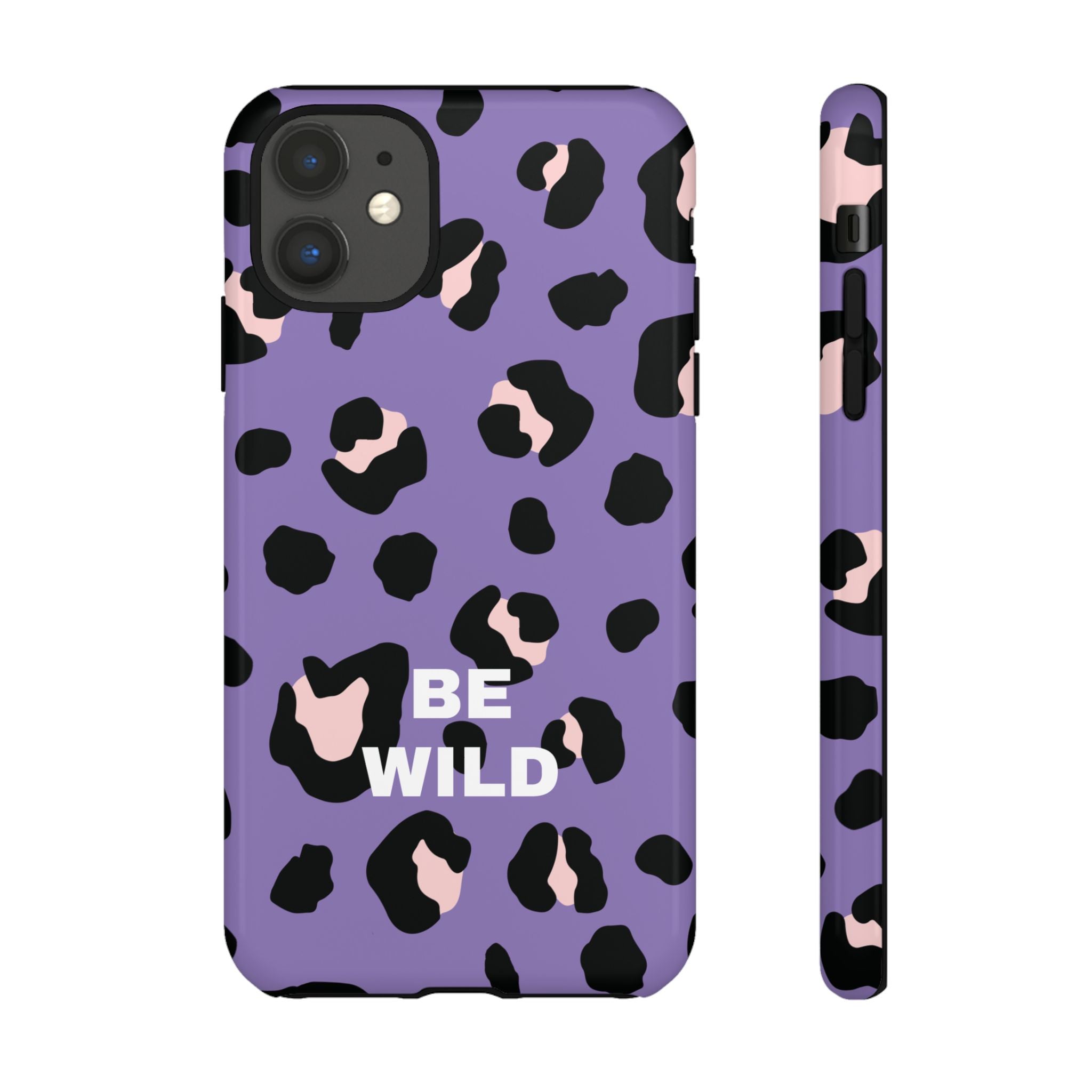 PURPLE LEO – Personalisierte Handyhülle mit Dual-Layer-Schutz
