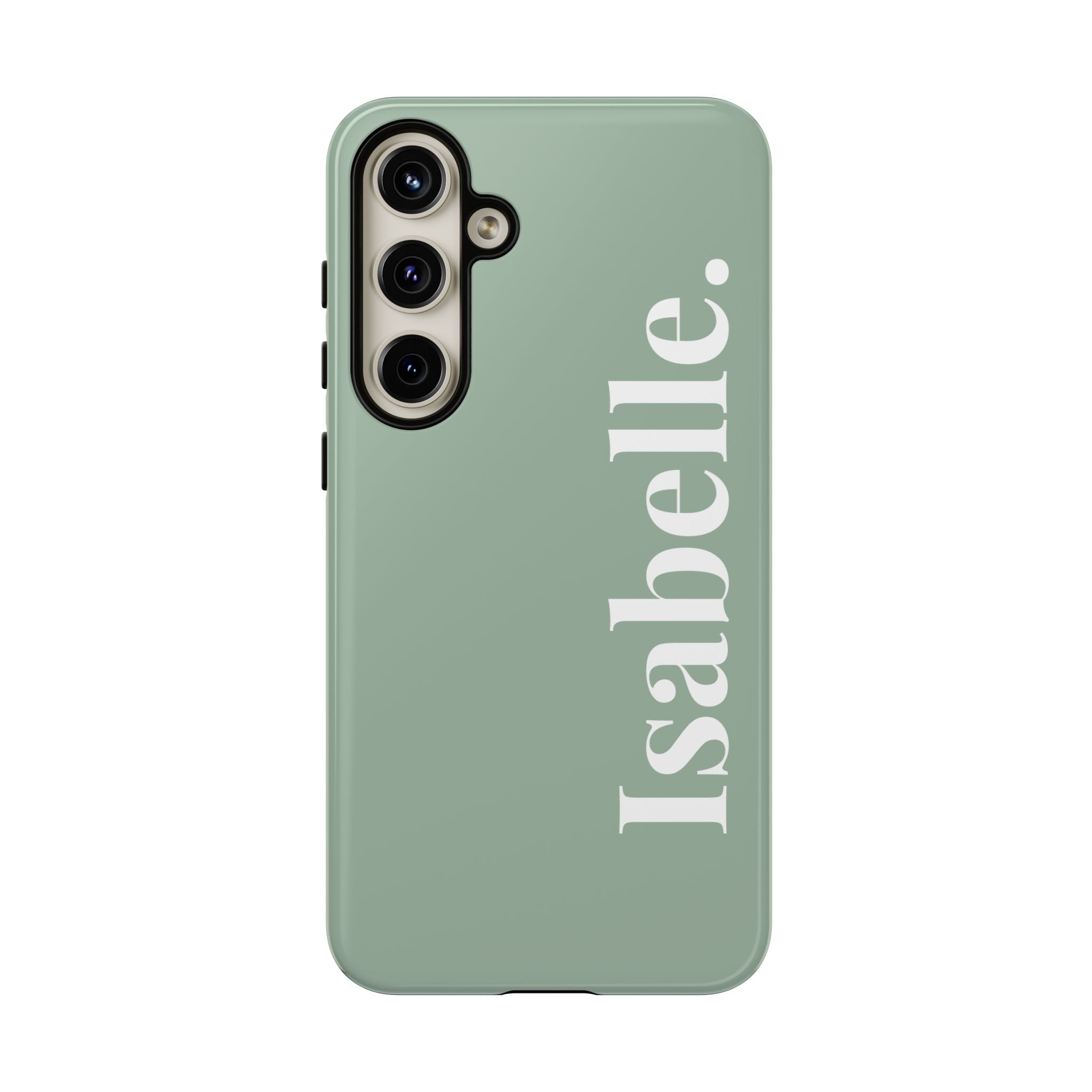 SALBEI BOLD NAME – Personalisierte Handyhülle mit Dual-Layer-Schutz