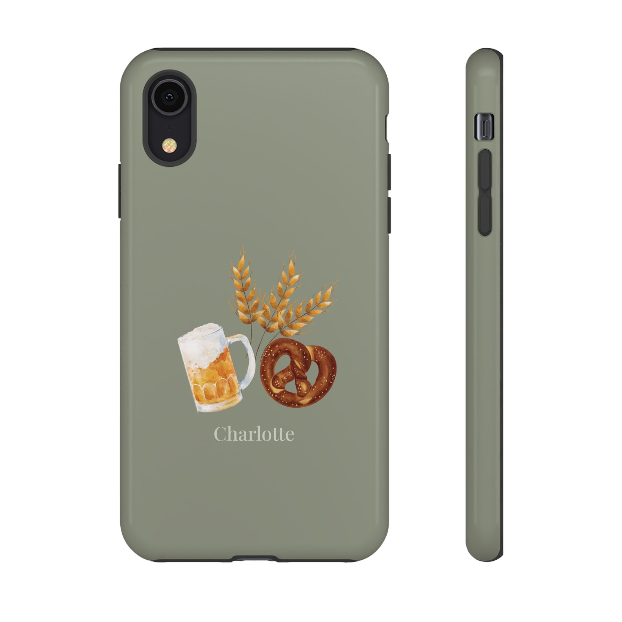 WIESN-SCHMANKERL SALBEI – Personalisierte Handyhülle mit Dual-Layer-Schutz