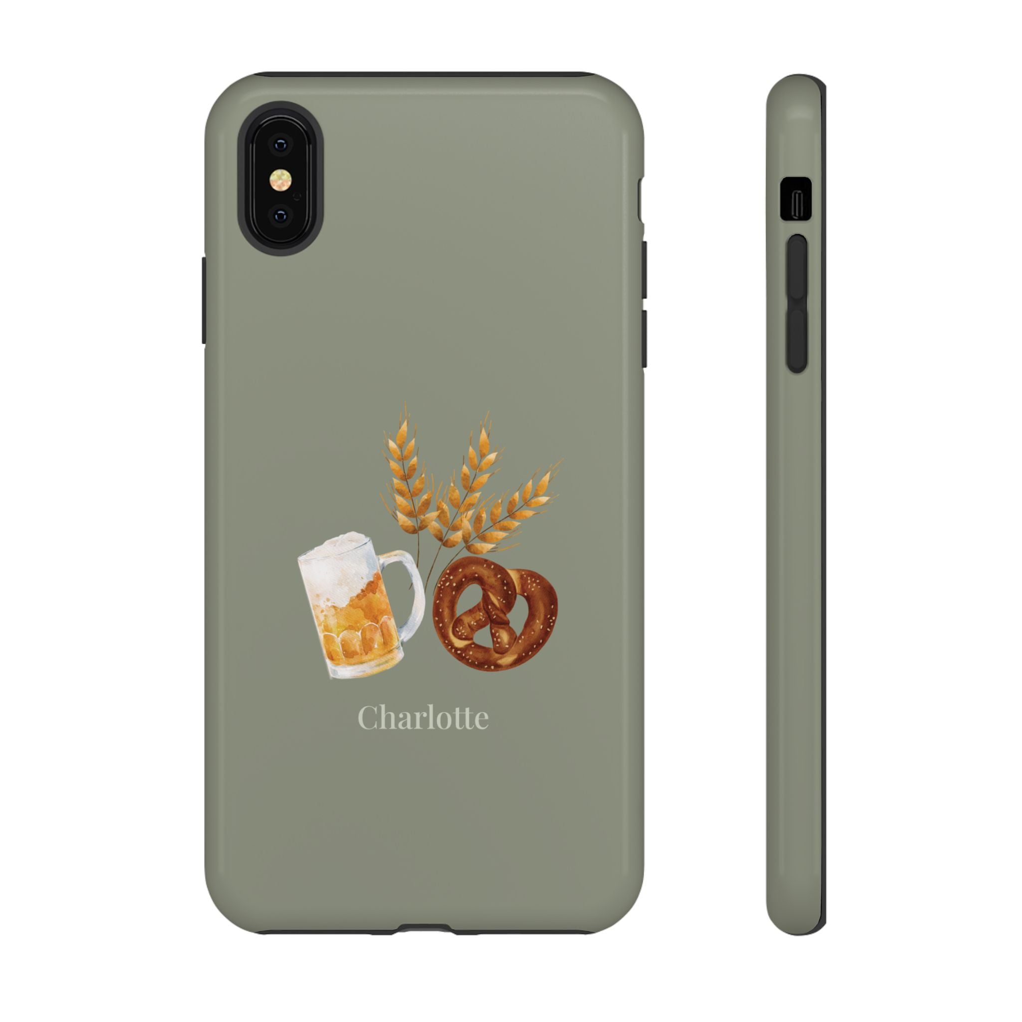 WIESN-SCHMANKERL SALBEI – Personalisierte Handyhülle mit Dual-Layer-Schutz