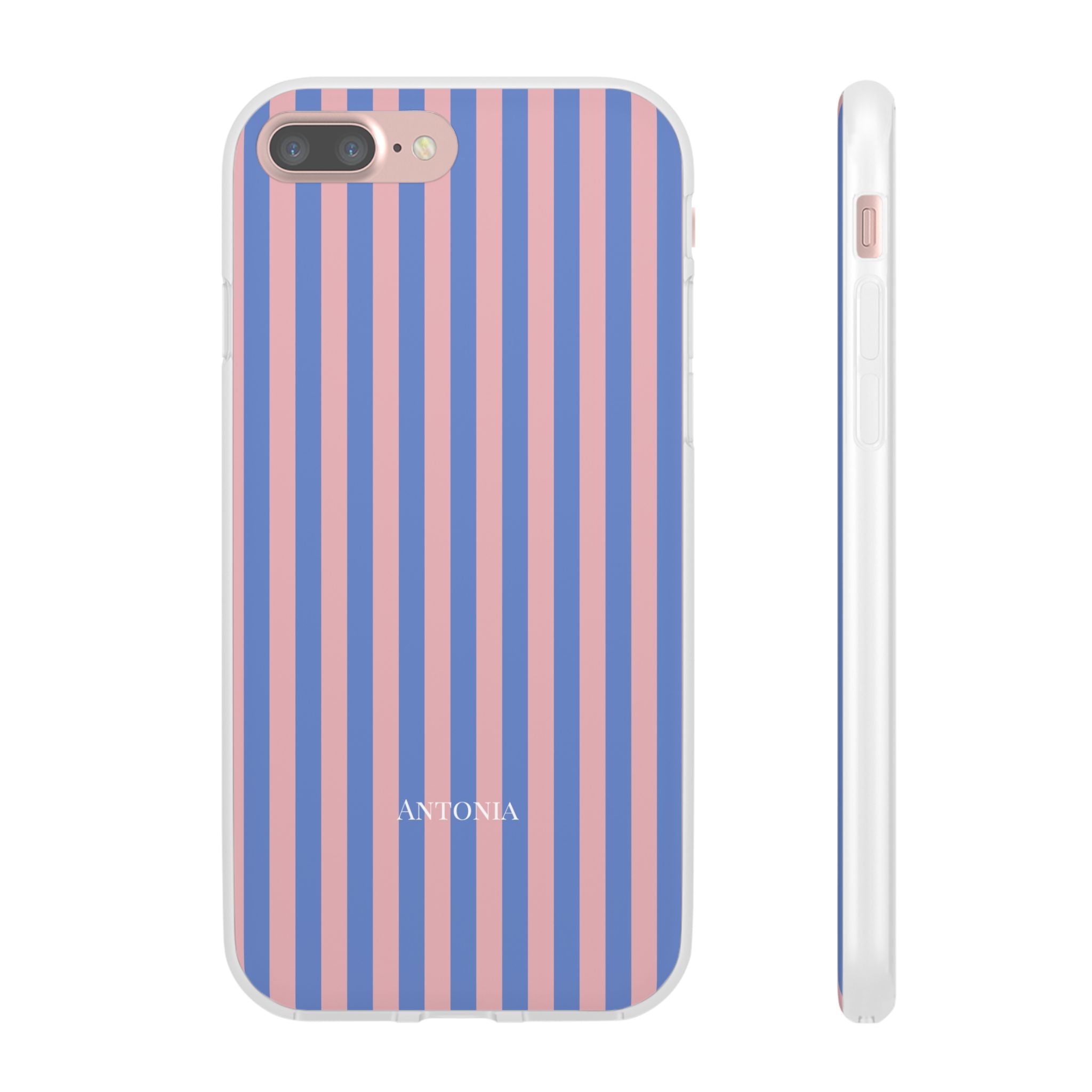 BLUE & BLUSH – Personalisierte Flex Handyhülle