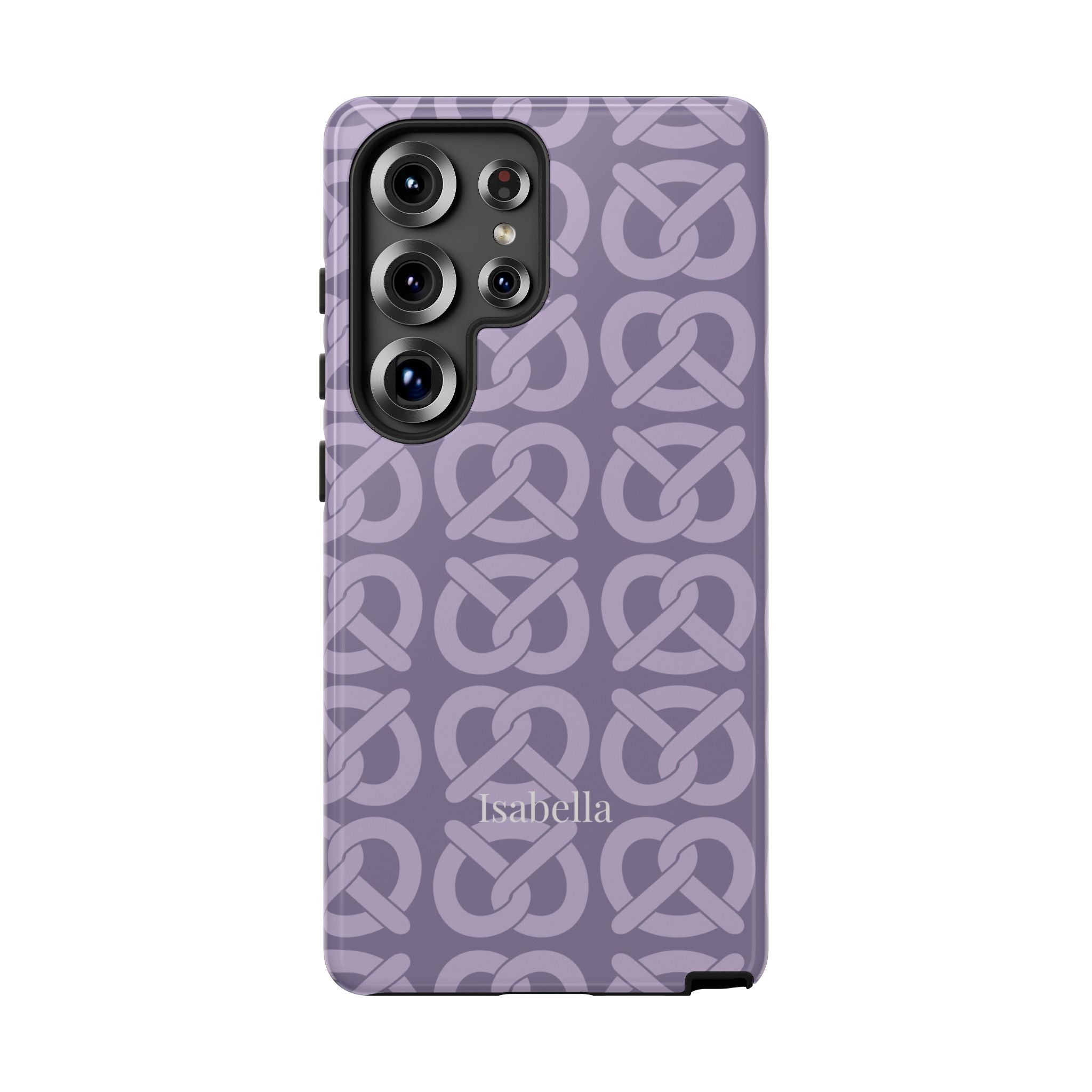 BREZN MONOGRAMM LAVENDEL – Personalisierte Handyhülle mit Dual-Layer-Schutz