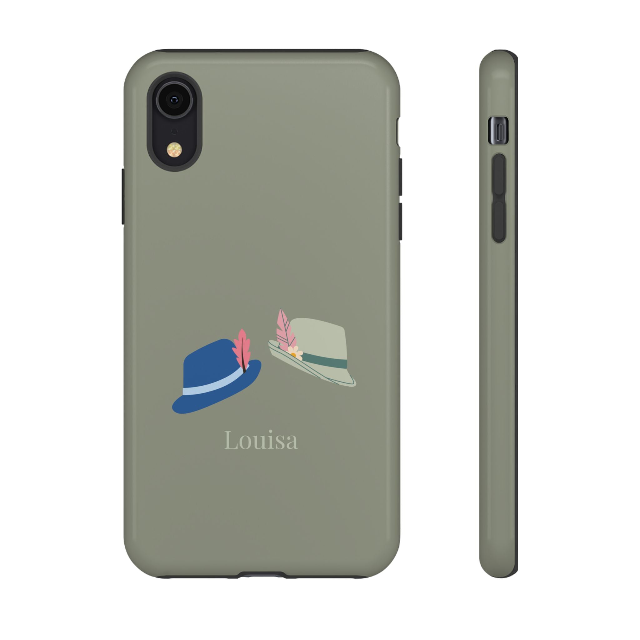 TRACHTENHÜTE SALBEI – Personalisierte Handyhülle mit Dual-Layer-Schutz