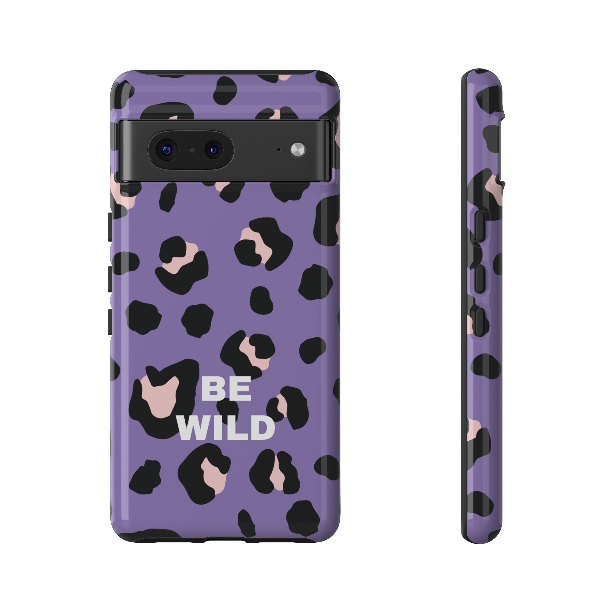 PURPLE LEO – Personalisierte Handyhülle mit Dual-Layer-Schutz