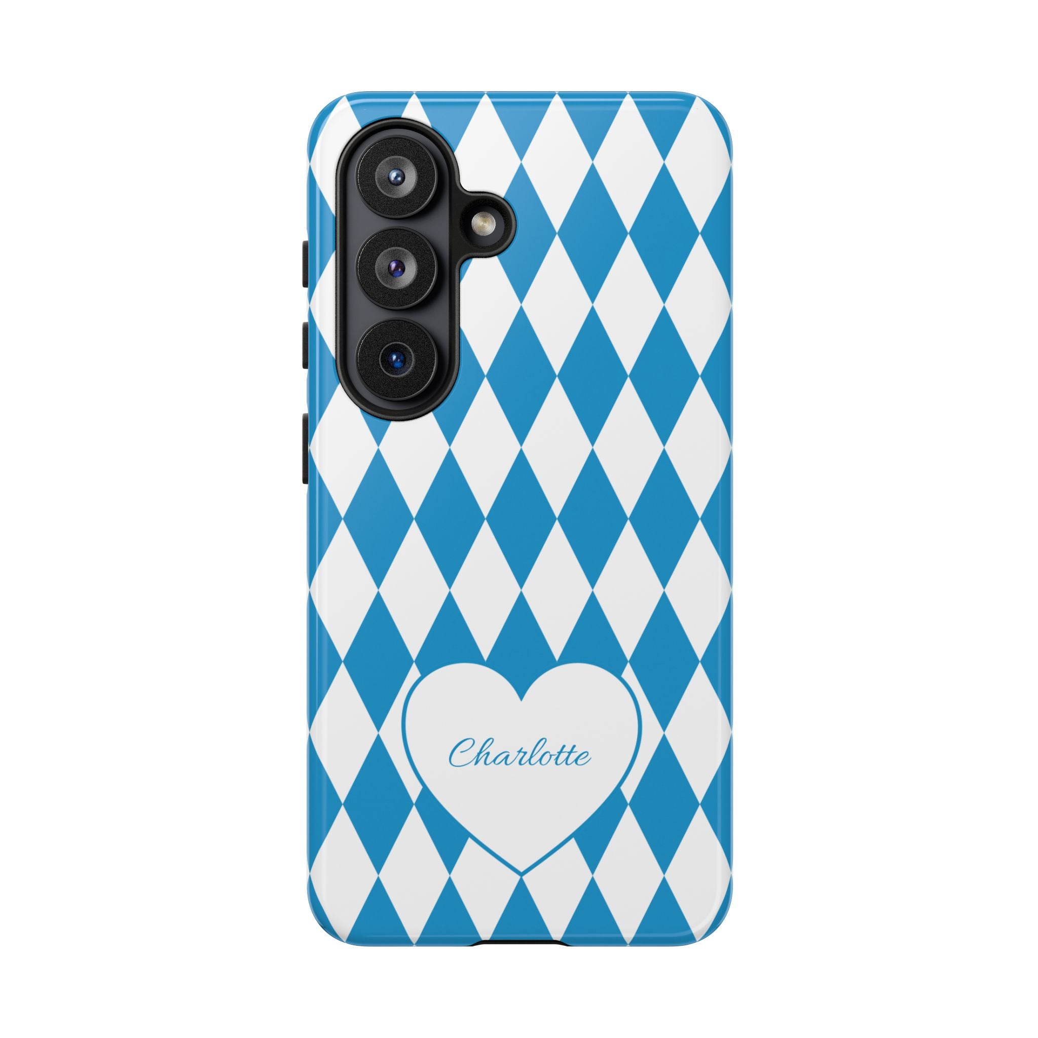 BAYERN BLAU WEISS – Personalisierte Handyhülle mit Dual-Layer-Schutz