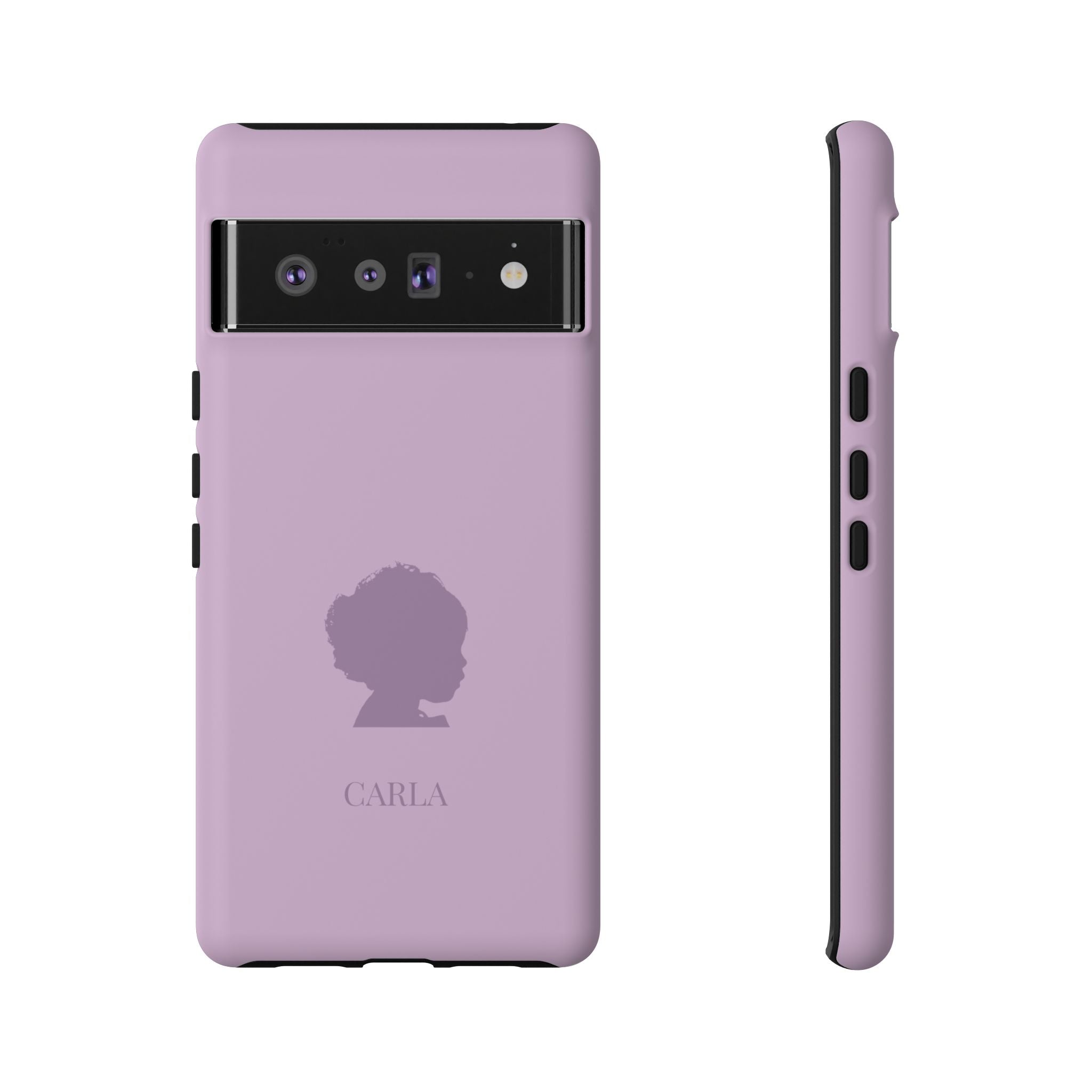 SILHOUETTE LAVENDEL – Personalisierte Handyhülle mit Dual-Layer-Schutz