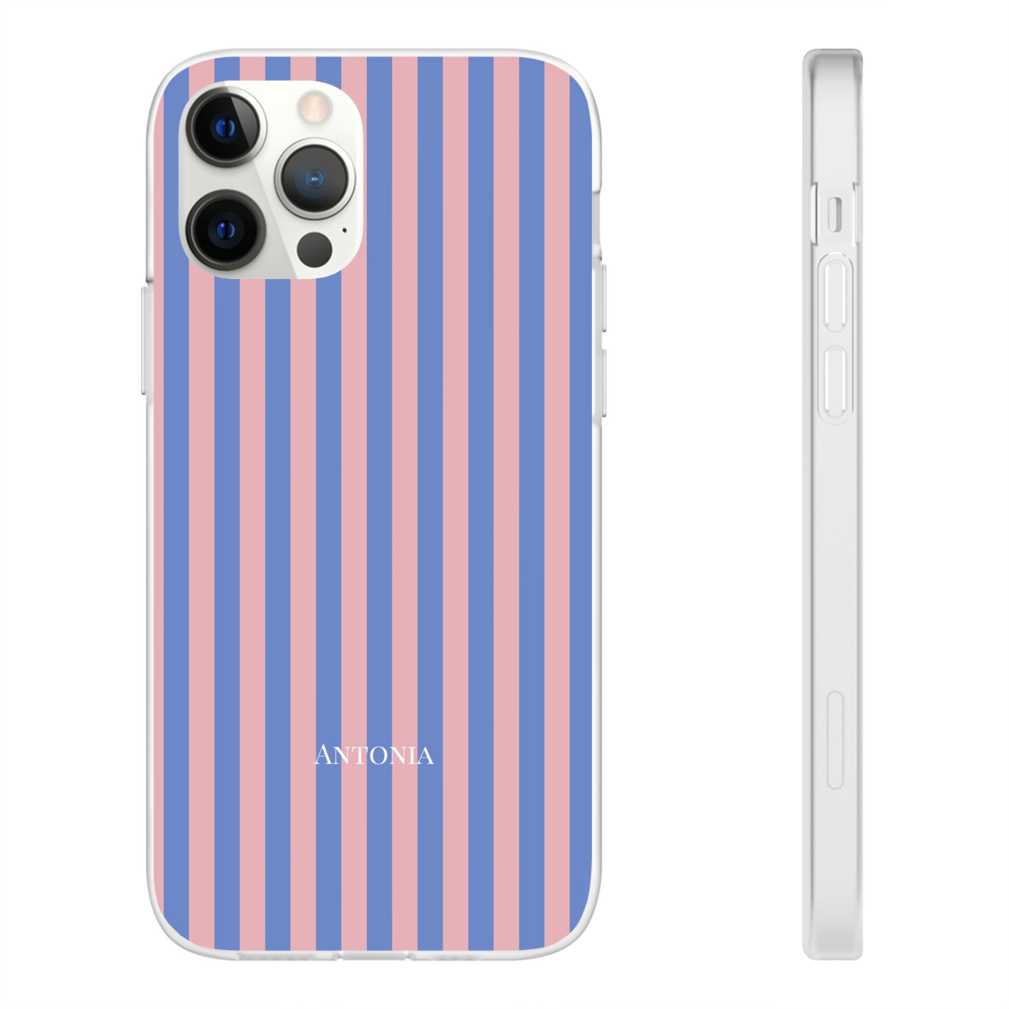 BLUE & BLUSH – Personalisierte Flex Handyhülle