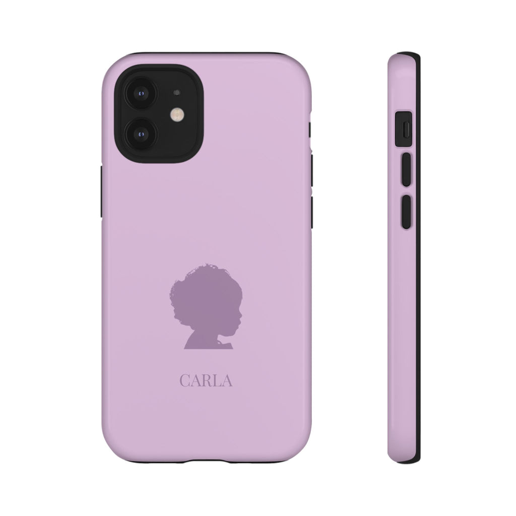 SILHOUETTE LAVENDEL – Personalisierte Handyhülle mit Dual-Layer-Schutz
