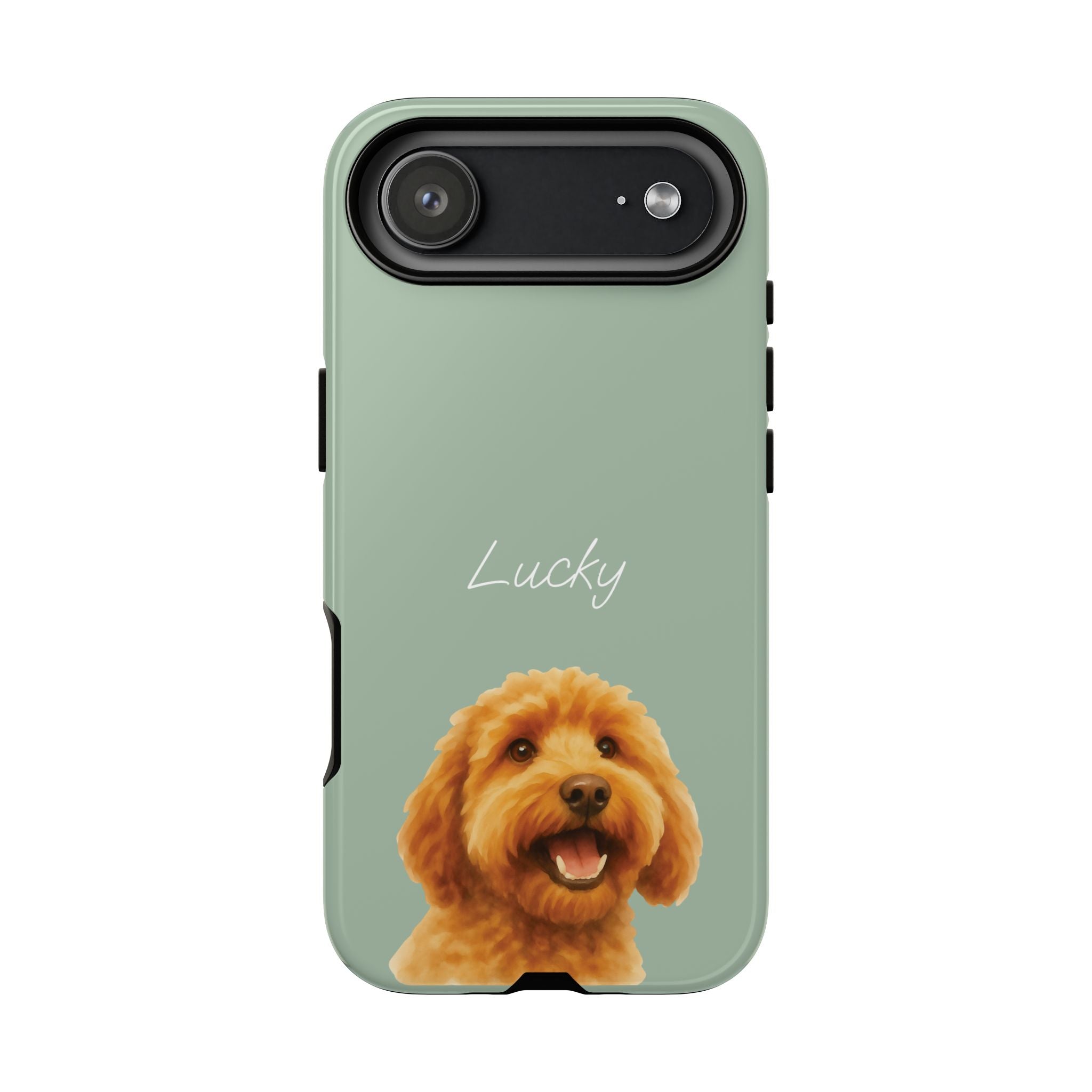 PET AQUARELL SALBEI – Personalisierte Handyhülle mit Dual-Layer-Schutz