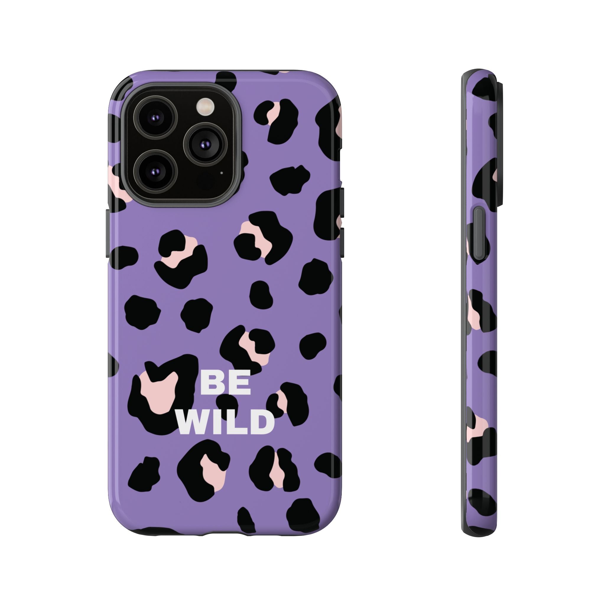 PURPLE LEO – Personalisierte Handyhülle mit Dual-Layer-Schutz