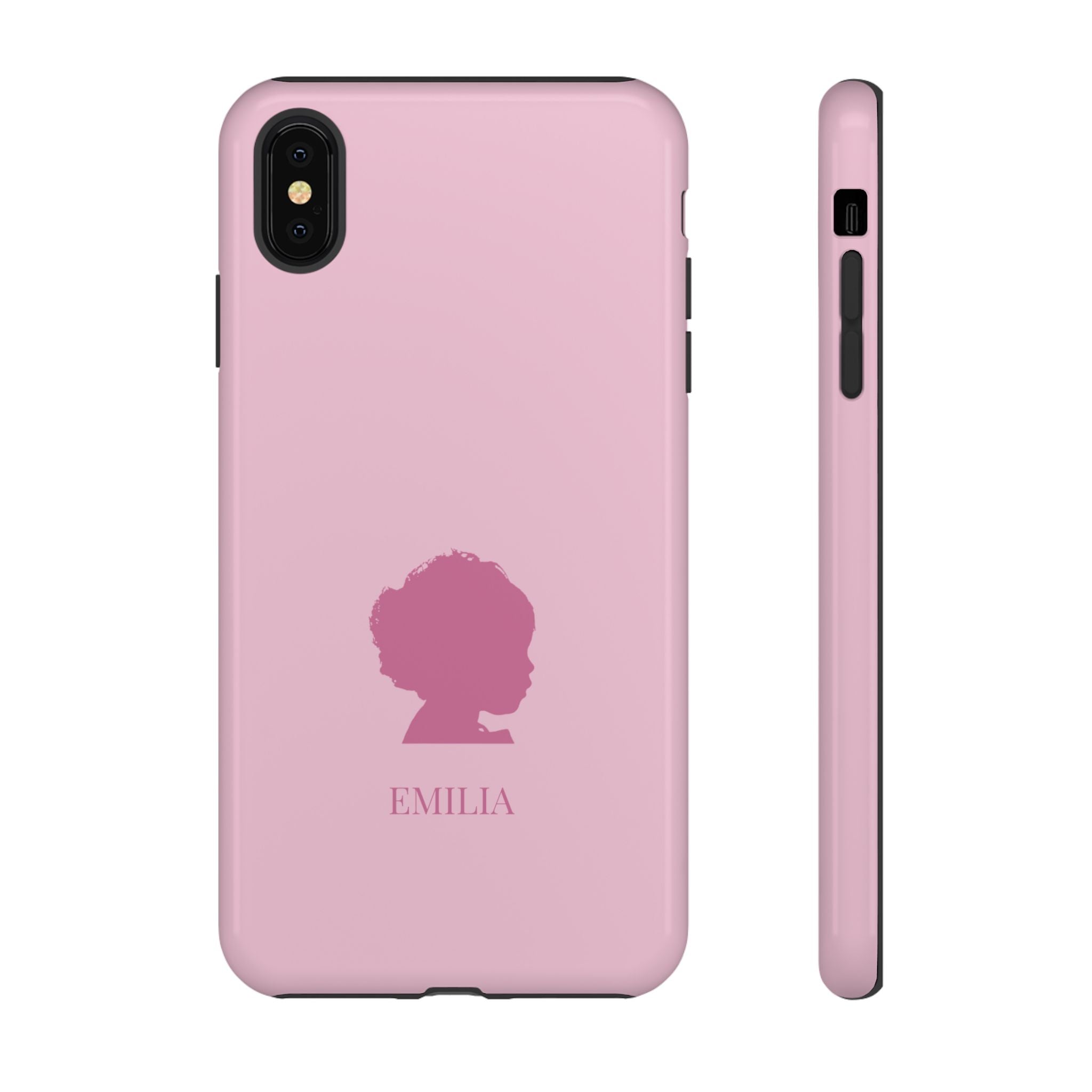 SILHOUETTE ROSE – Personalisierte Handyhülle mit Dual-Layer-Schutz