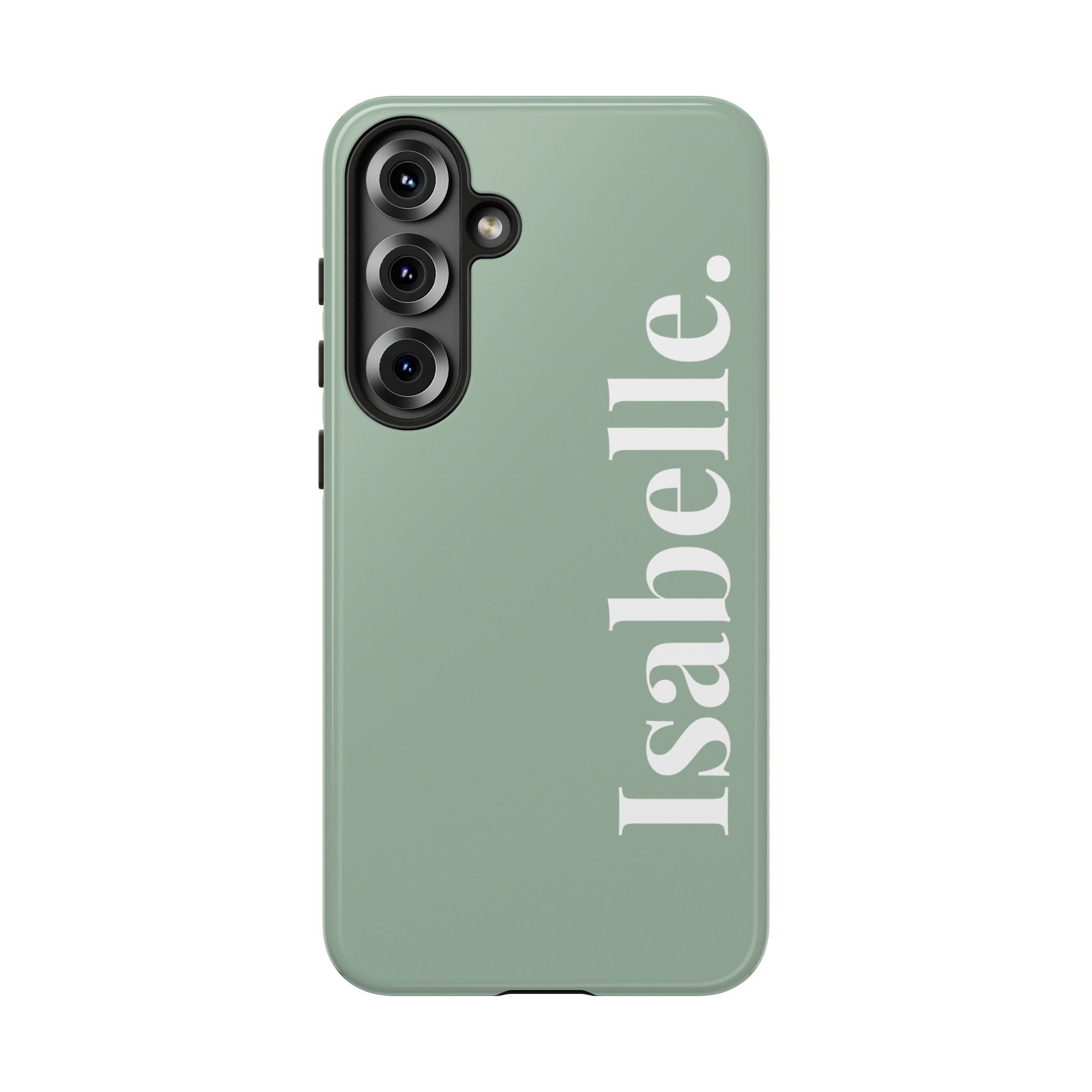 SALBEI BOLD NAME – Personalisierte Handyhülle mit Dual-Layer-Schutz