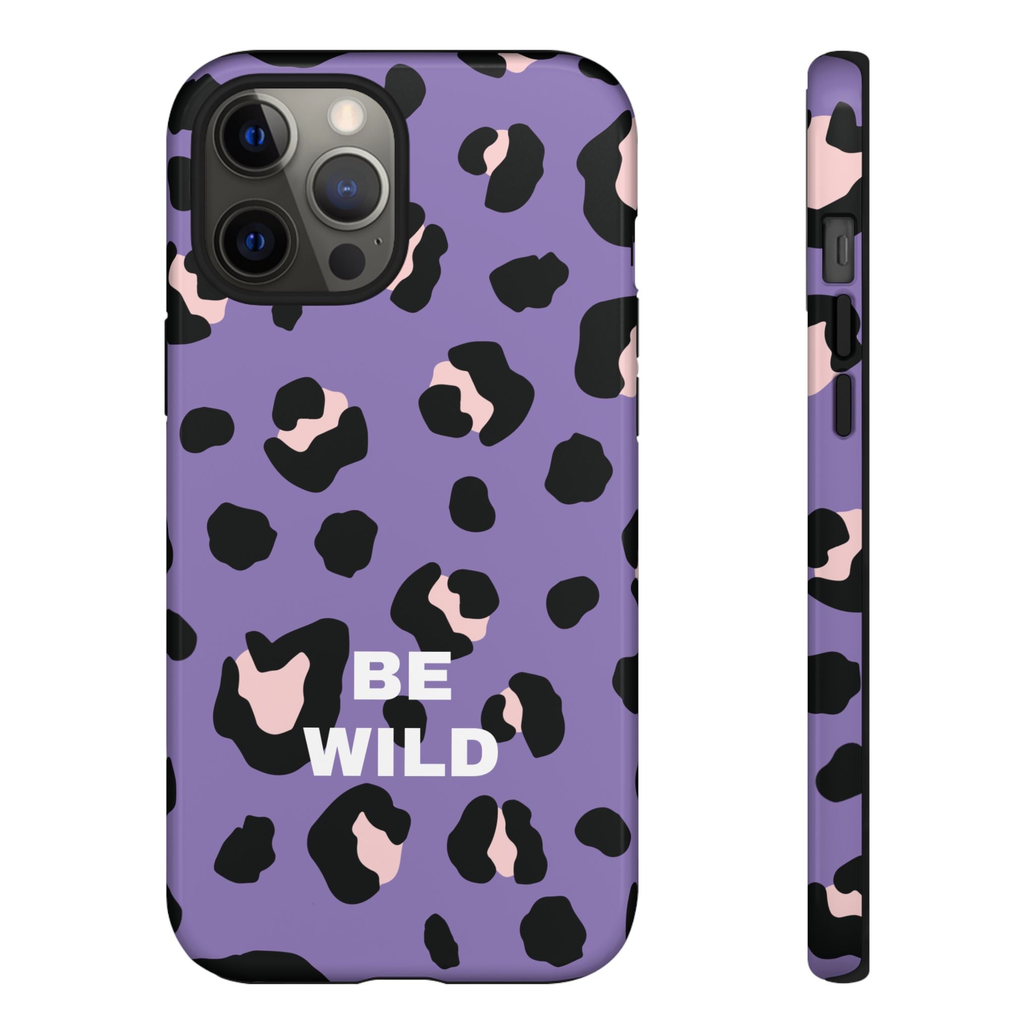 PURPLE LEO – Personalisierte Handyhülle mit Dual-Layer-Schutz