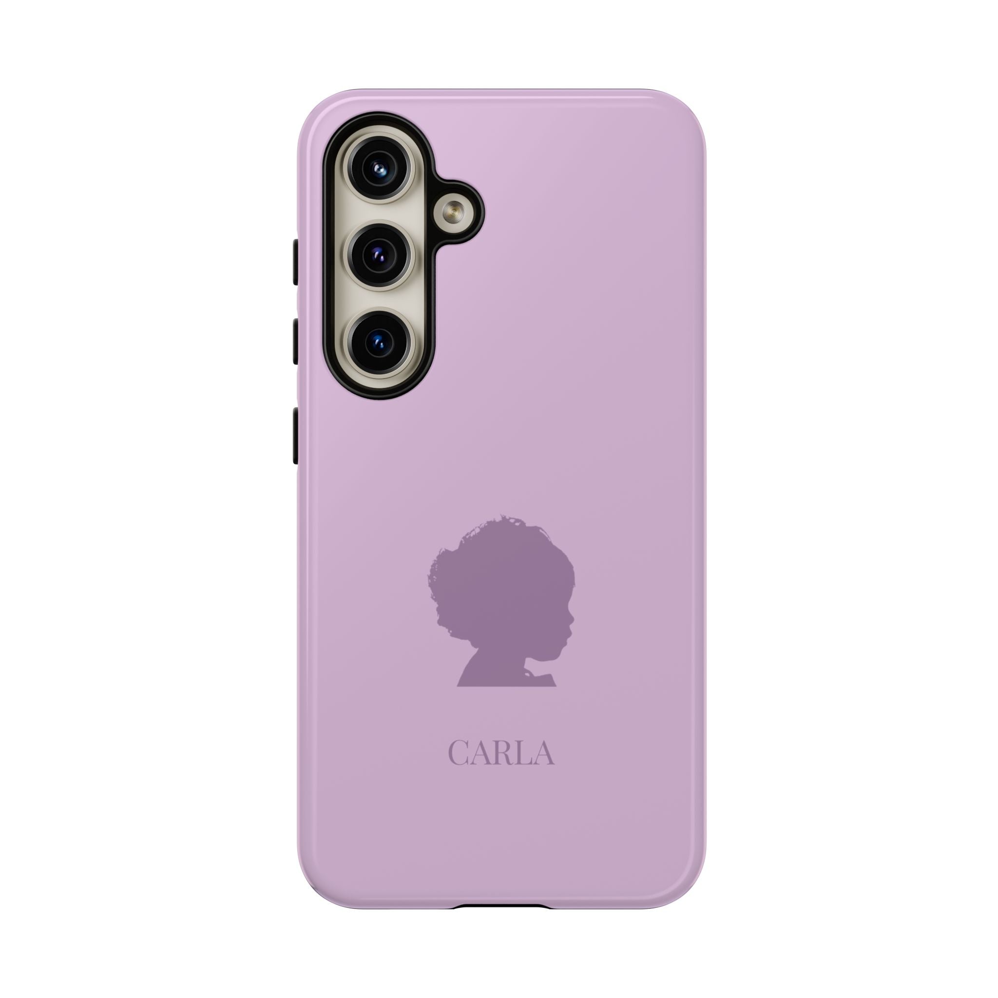 SILHOUETTE LAVENDEL – Personalisierte Handyhülle mit Dual-Layer-Schutz