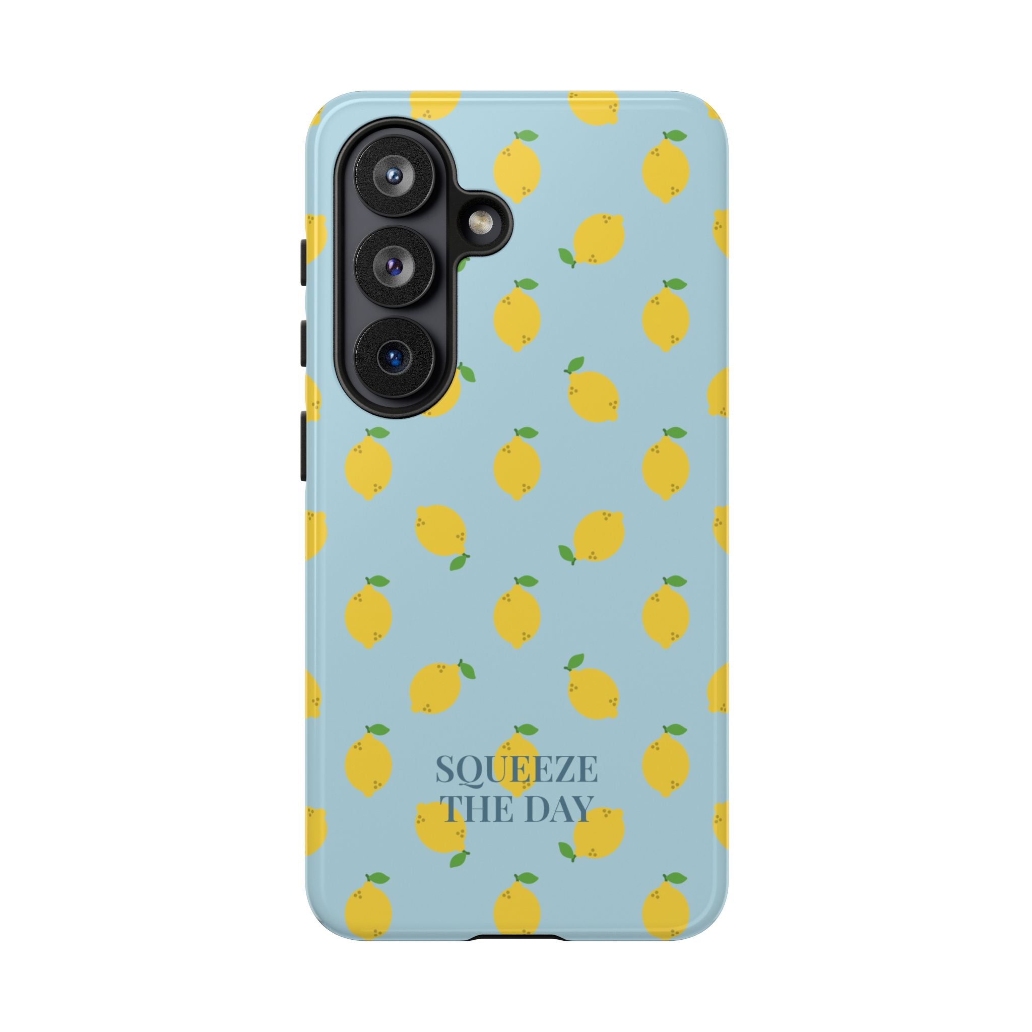 LEMONS BLUE SKY – Personalisierte Handyhülle mit Dual-Layer-Schutz