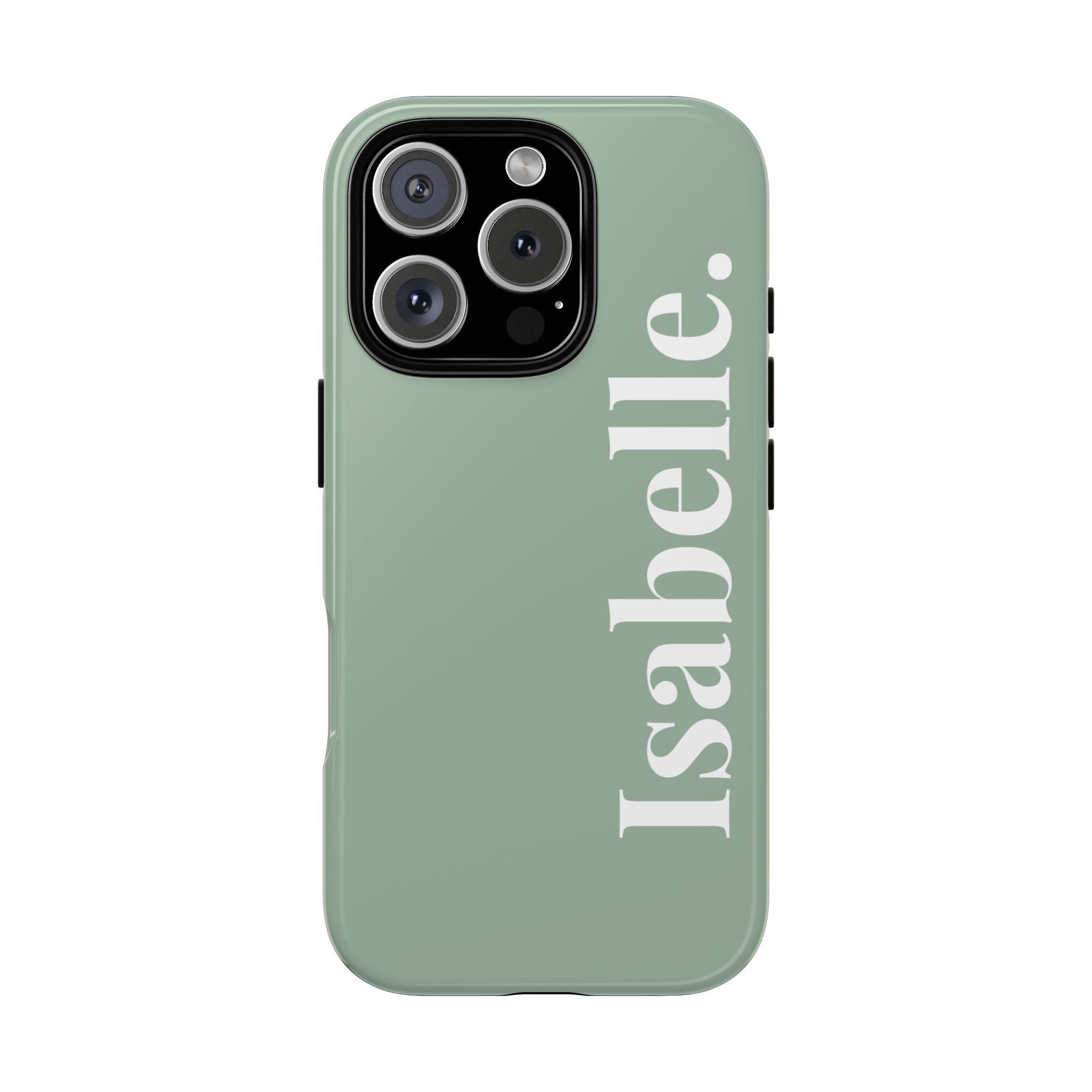 SALBEI BOLD NAME – Personalisierte Handyhülle mit Dual-Layer-Schutz