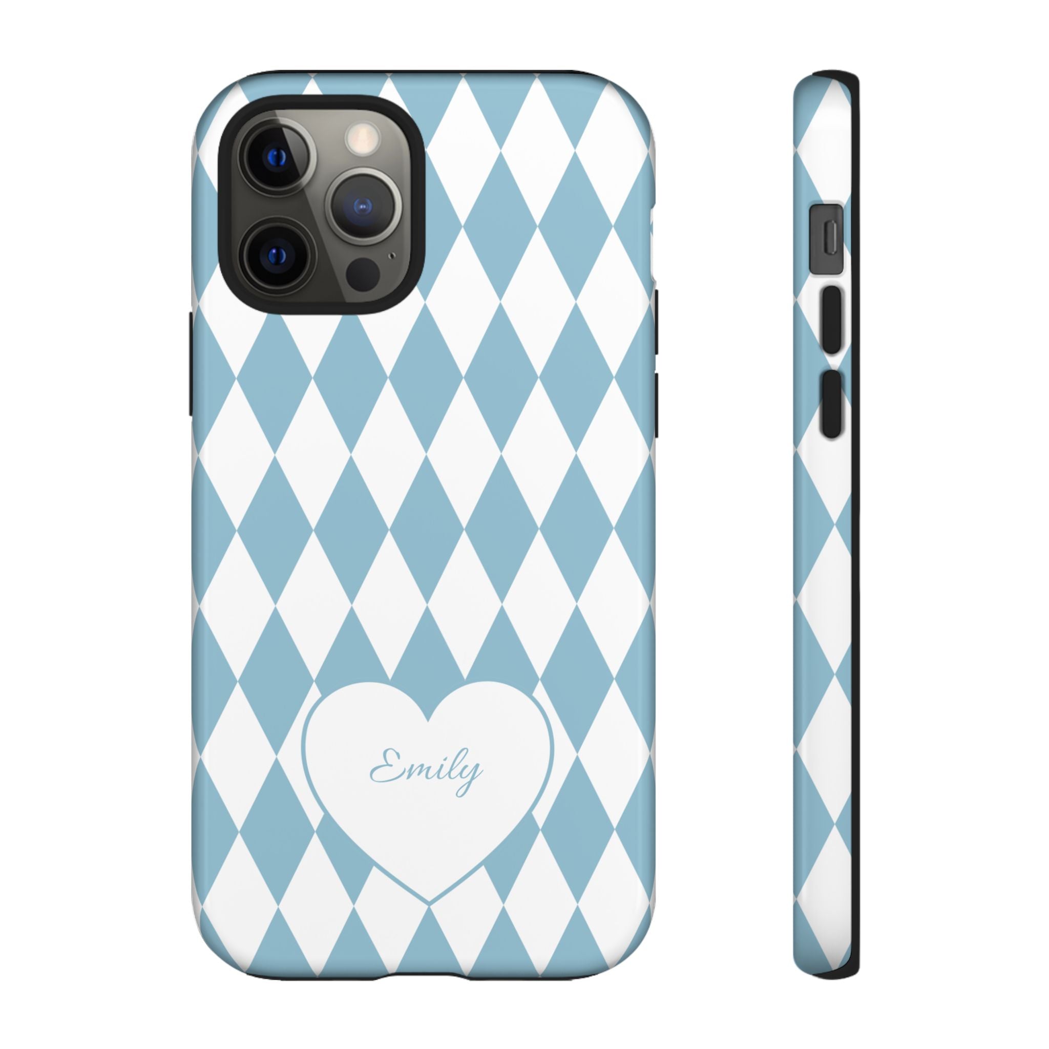 BAYERN HELLBLAU WEISS – Personalisierte Handyhülle mit Dual-Layer-Schutz