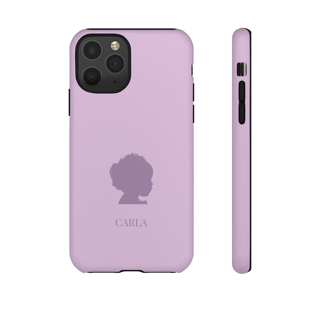 SILHOUETTE LAVENDEL – Personalisierte Handyhülle mit Dual-Layer-Schutz