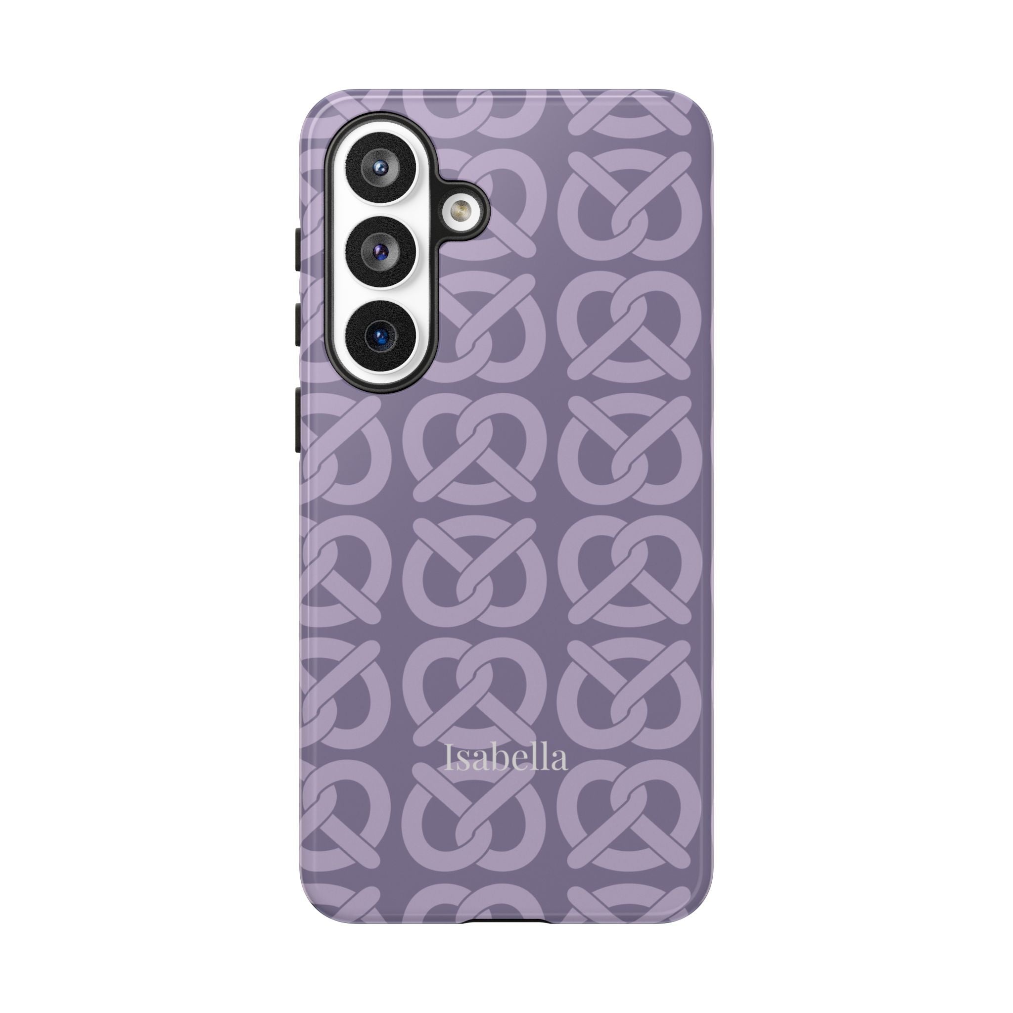 BREZN MONOGRAMM LAVENDEL – Personalisierte Handyhülle mit Dual-Layer-Schutz