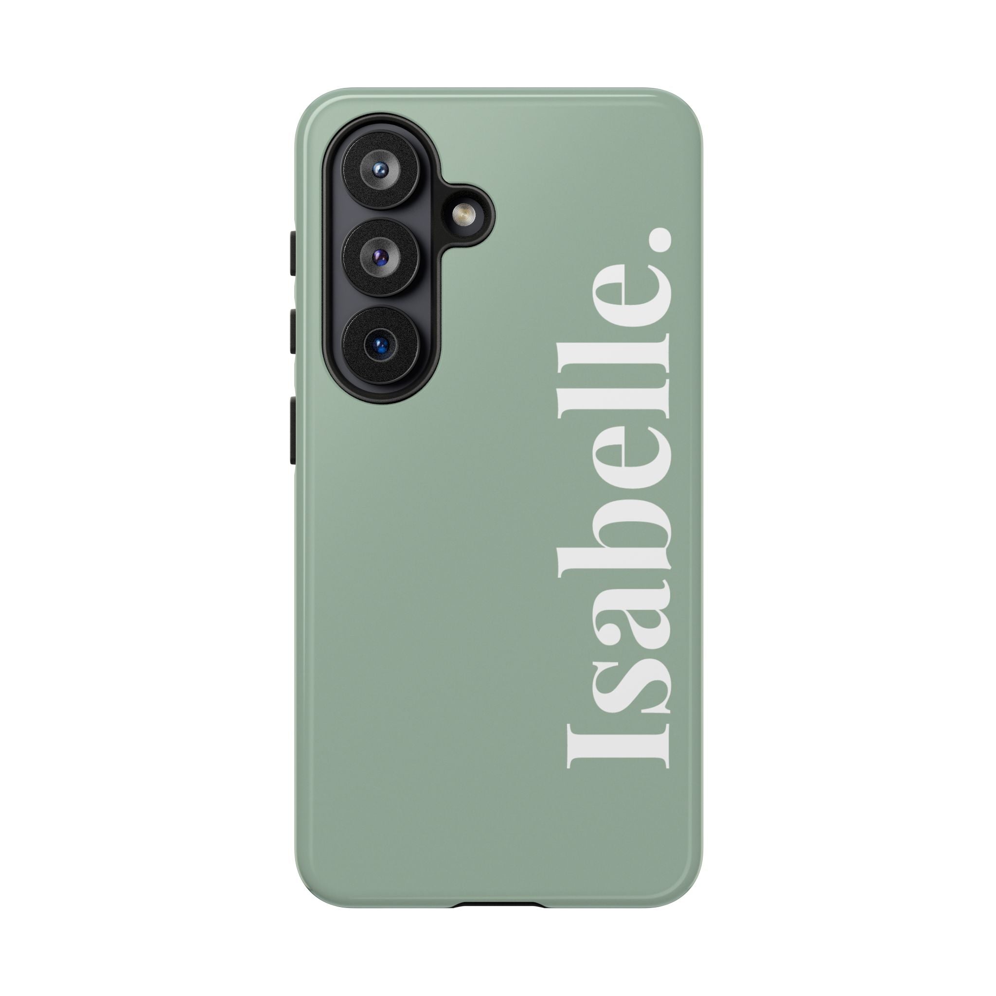 SALBEI BOLD NAME – Personalisierte Handyhülle mit Dual-Layer-Schutz