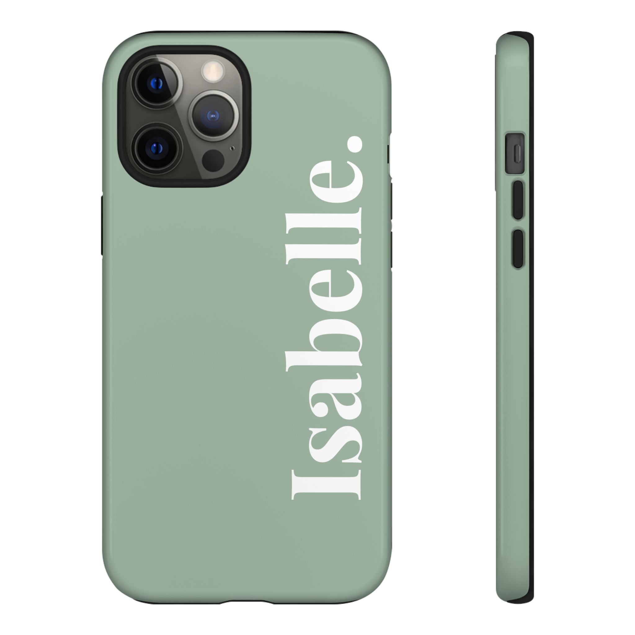SALBEI BOLD NAME – Personalisierte Handyhülle mit Dual-Layer-Schutz