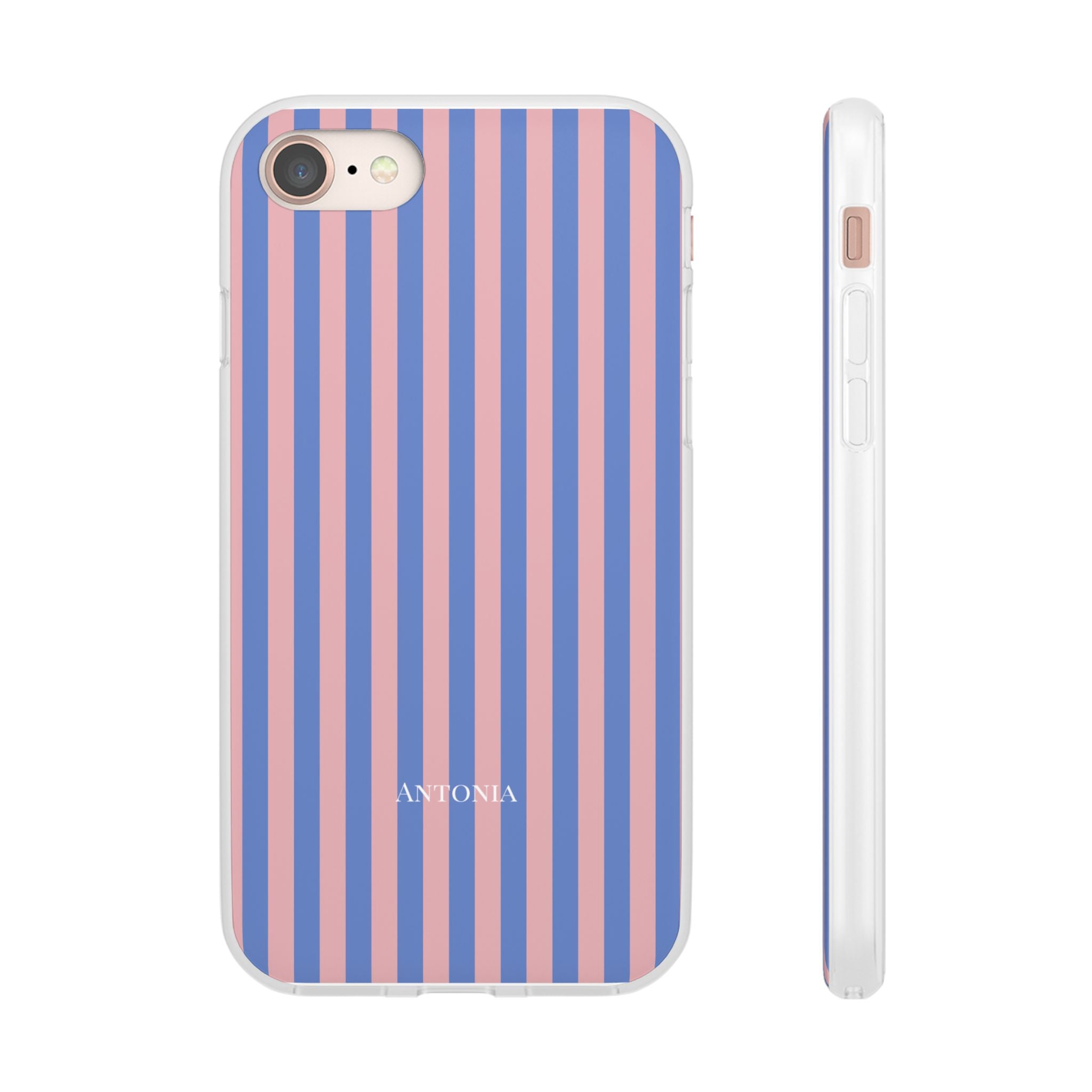 BLUE & BLUSH – Personalisierte Flex Handyhülle