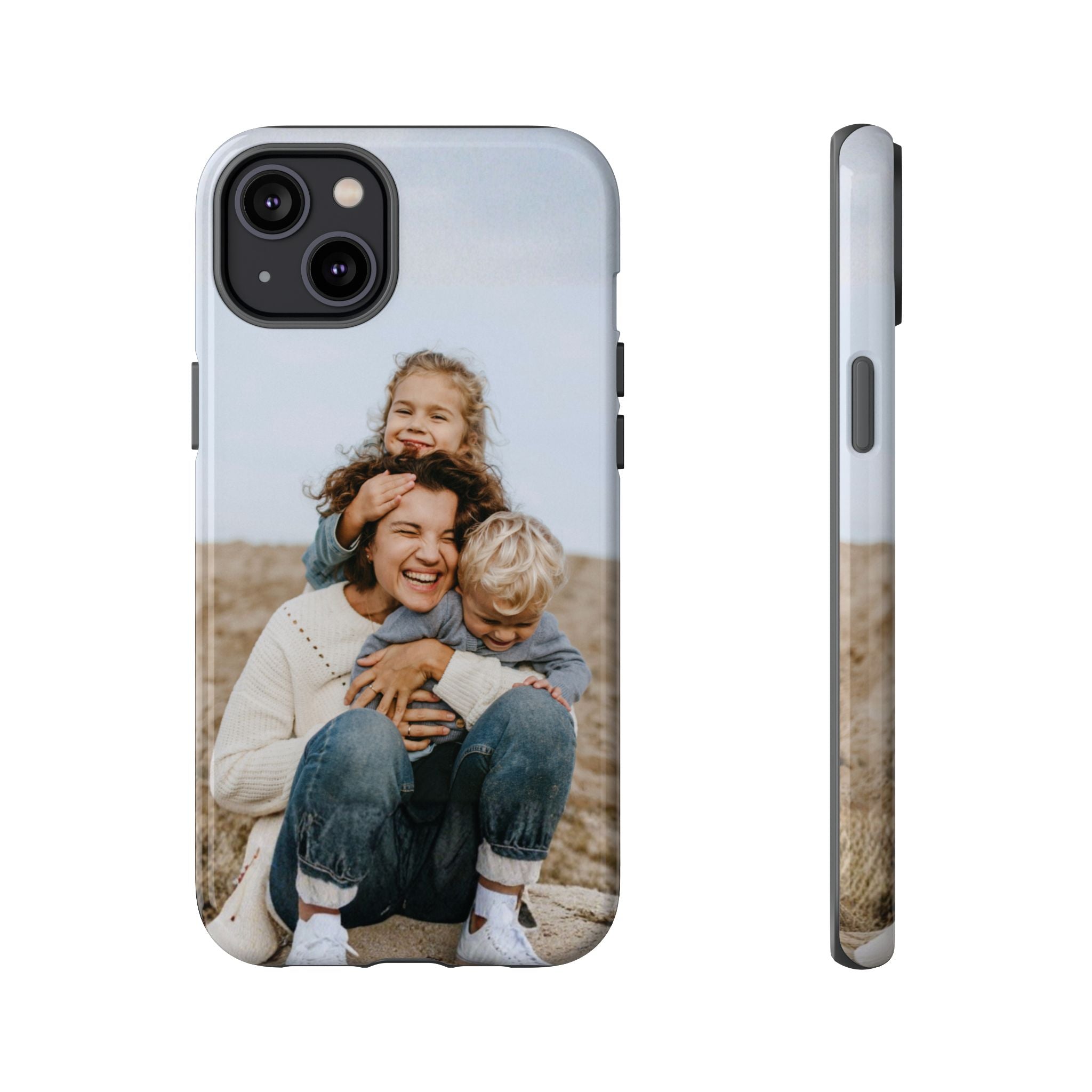 MOMENTS – Personalisierte Foto Handyhülle mit Dual-Layer-Schutz