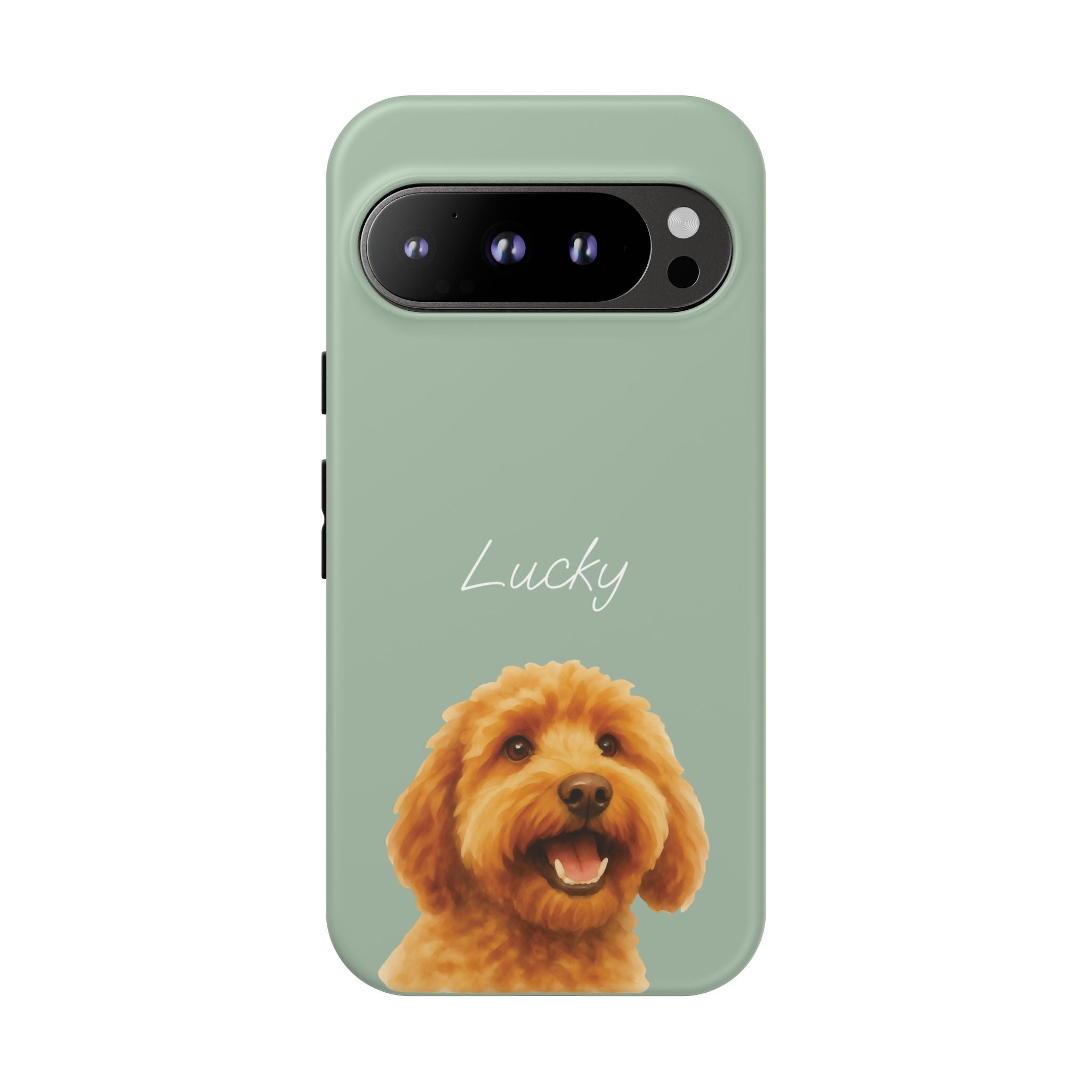 PET AQUARELL SALBEI – Personalisierte Handyhülle mit Dual-Layer-Schutz