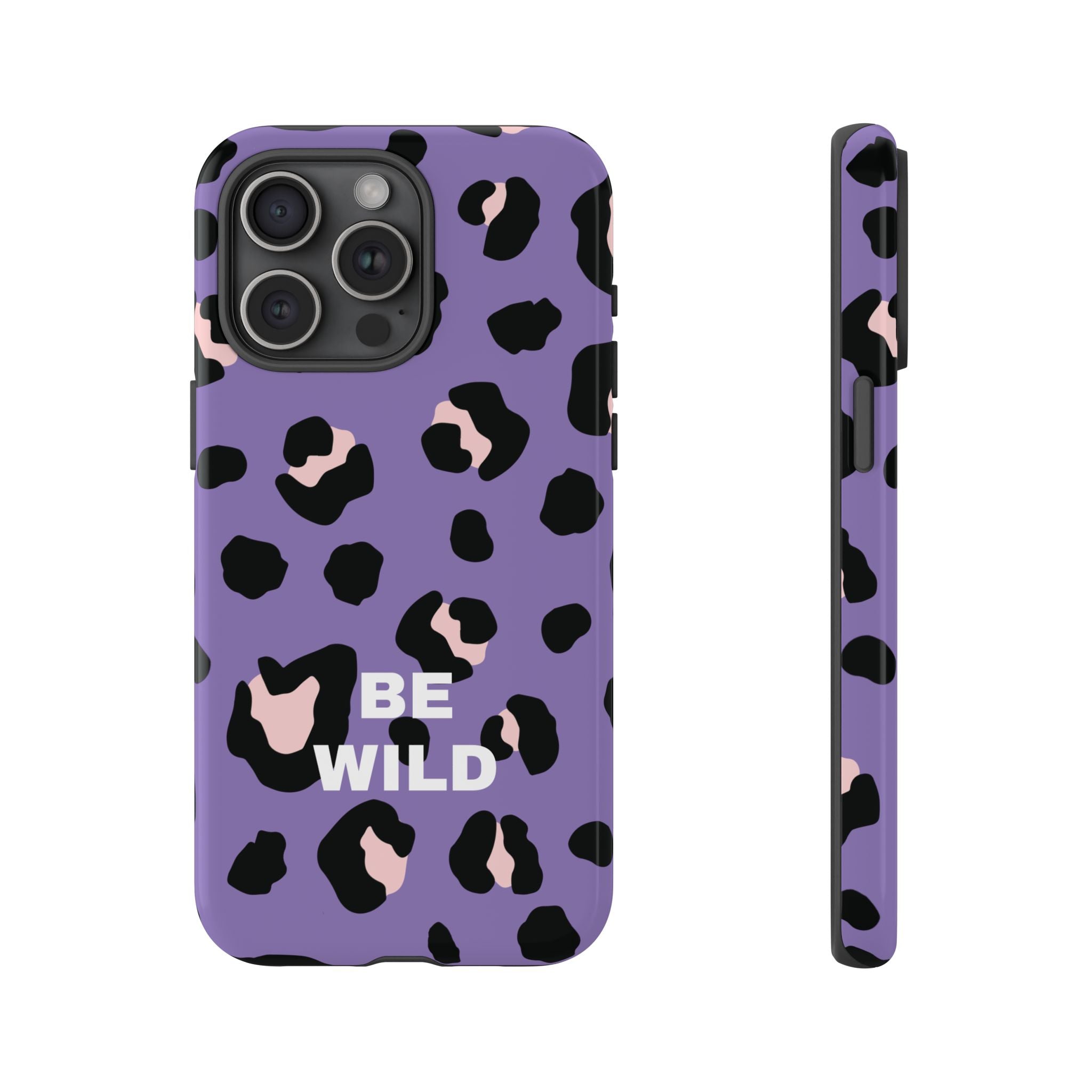 PURPLE LEO – Personalisierte Handyhülle mit Dual-Layer-Schutz