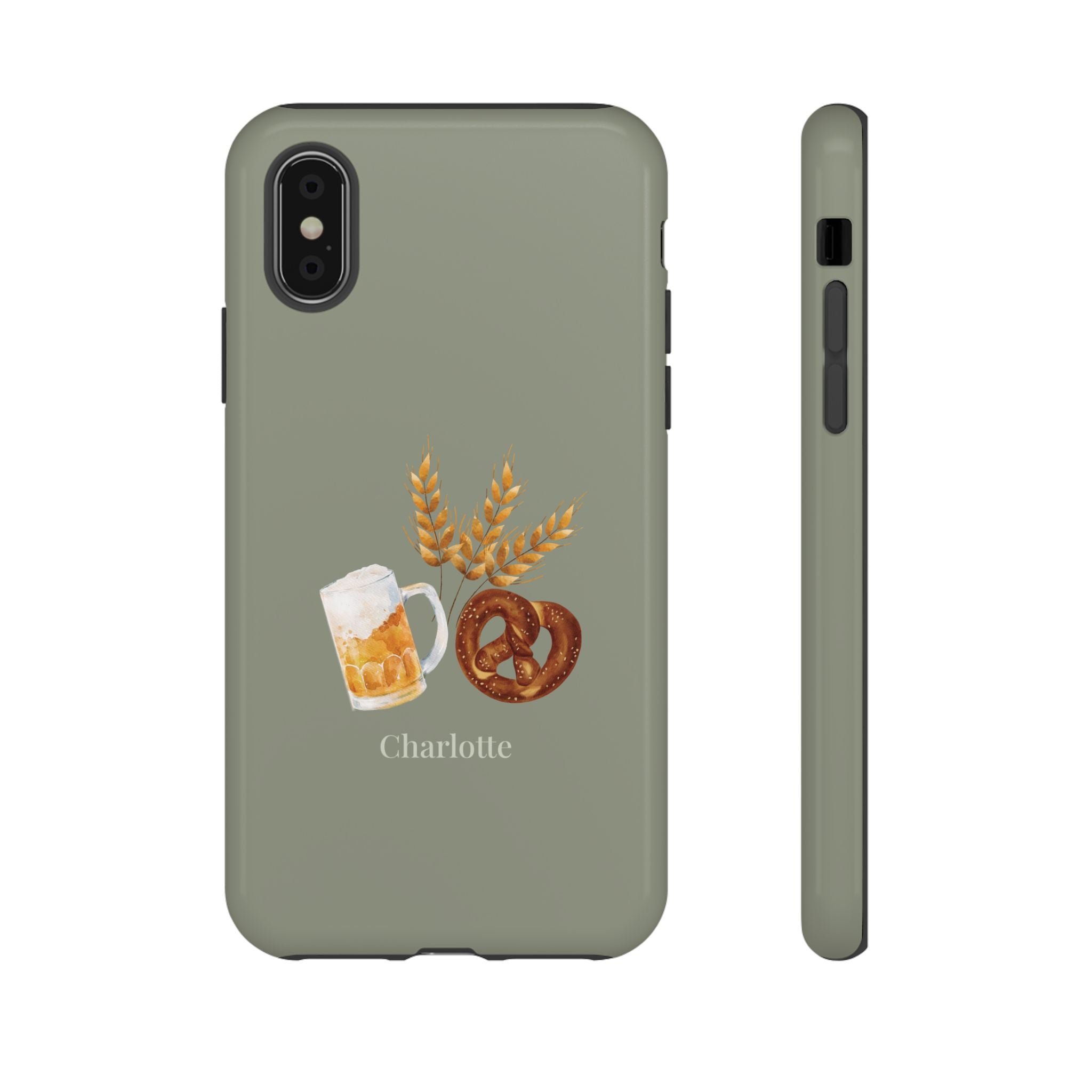 WIESN-SCHMANKERL SALBEI – Personalisierte Handyhülle mit Dual-Layer-Schutz