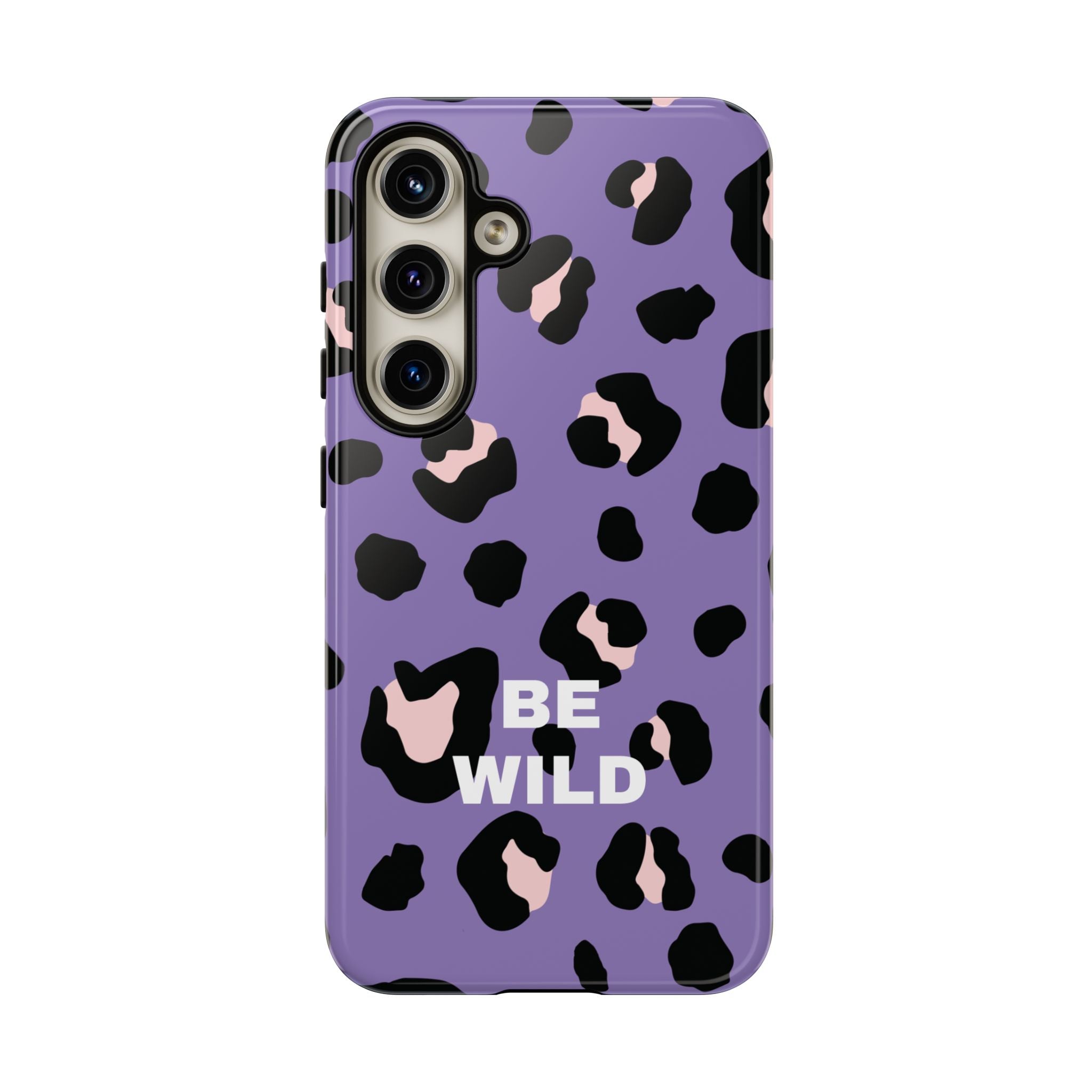 PURPLE LEO – Personalisierte Handyhülle mit Dual-Layer-Schutz
