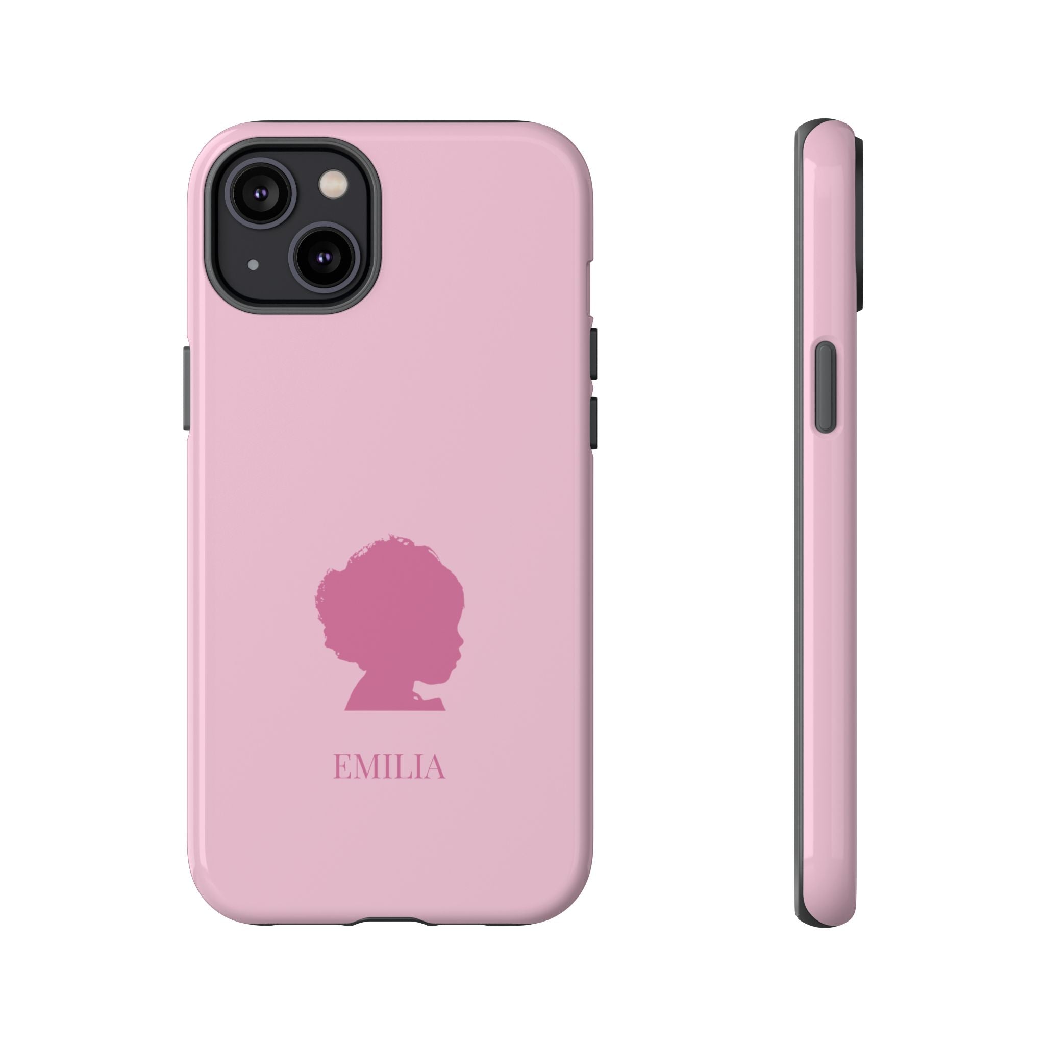 SILHOUETTE ROSE – Personalisierte Handyhülle mit Dual-Layer-Schutz