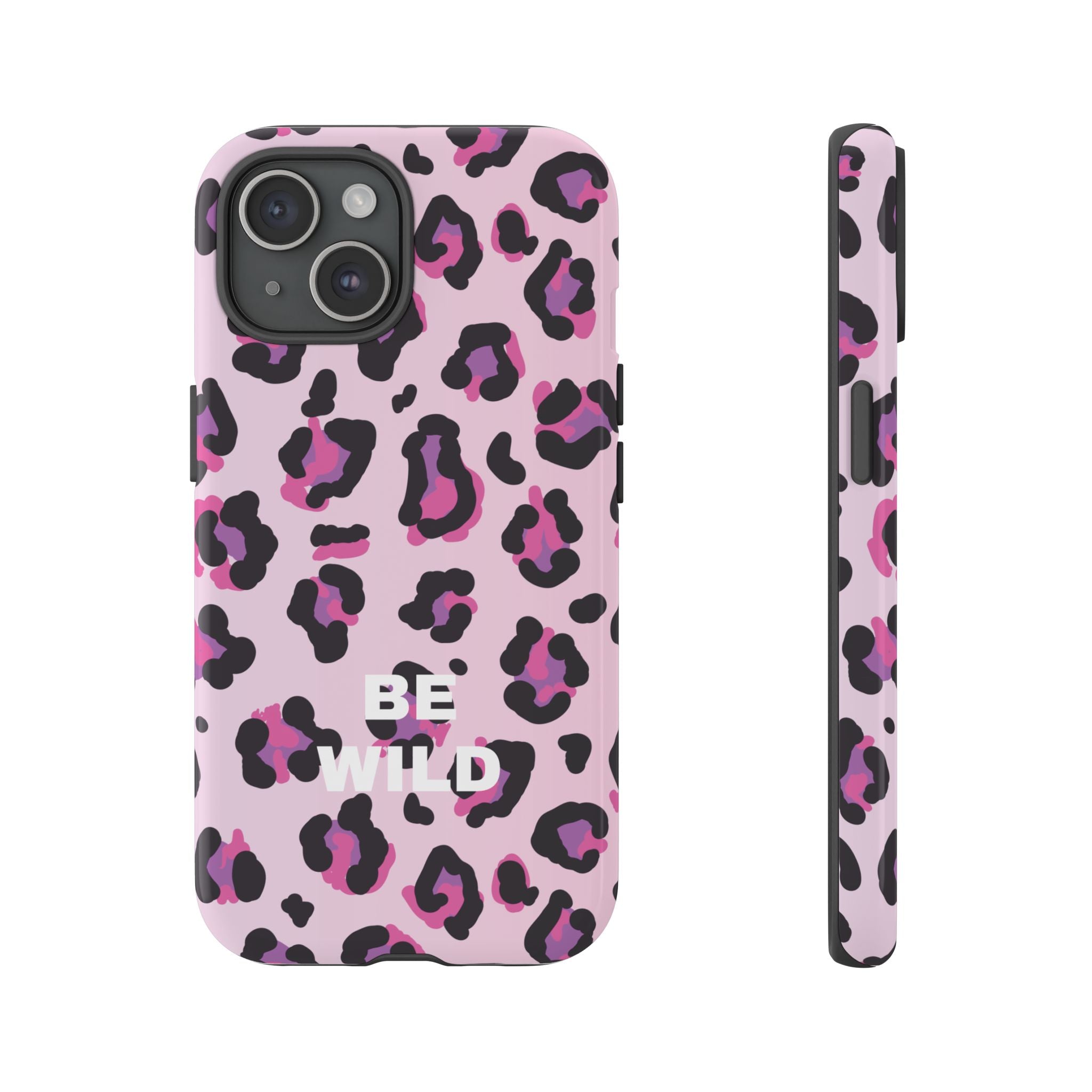 PINK LEO – Personalisierte Handyhülle mit Dual-Layer-Schutz