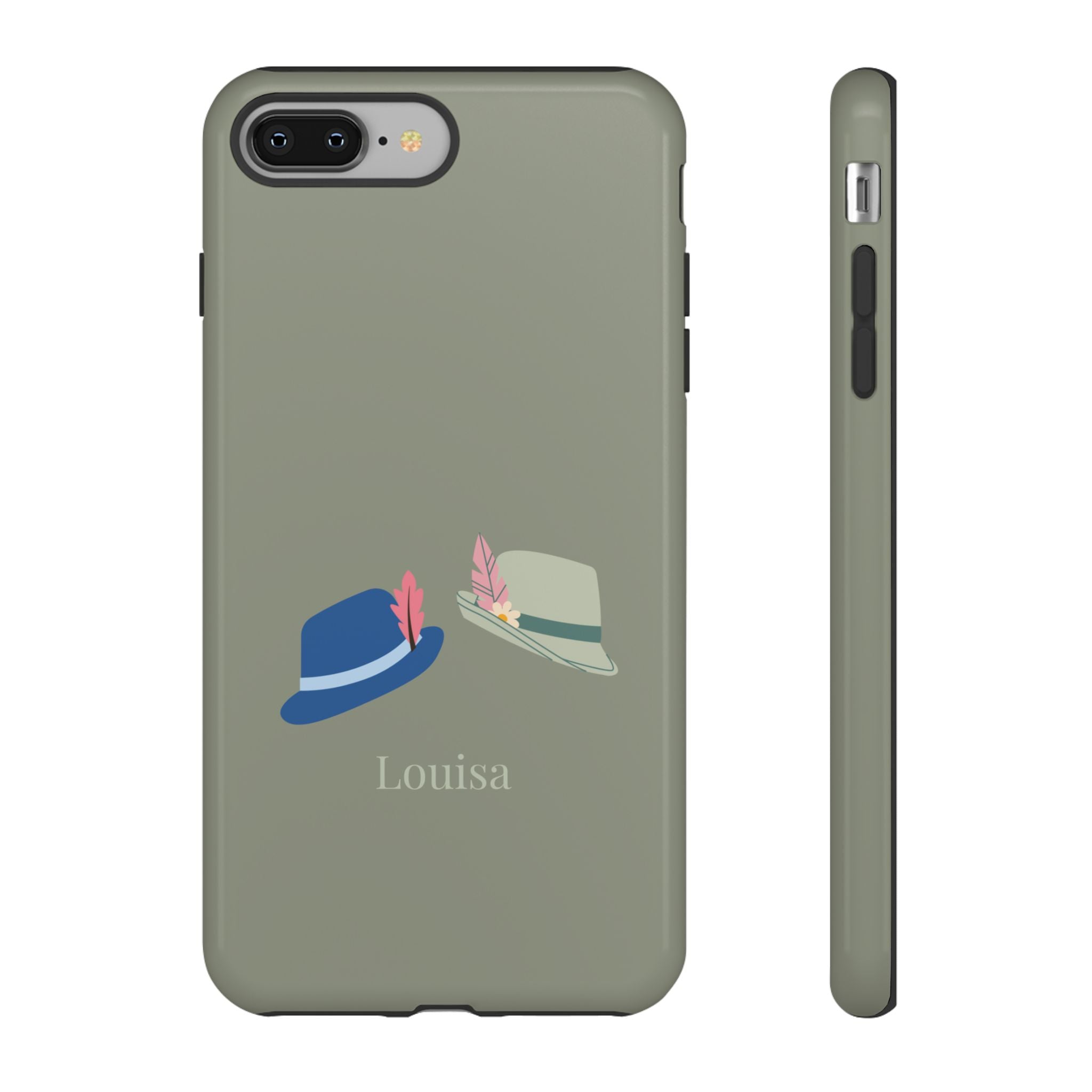 TRACHTENHÜTE SALBEI – Personalisierte Handyhülle mit Dual-Layer-Schutz