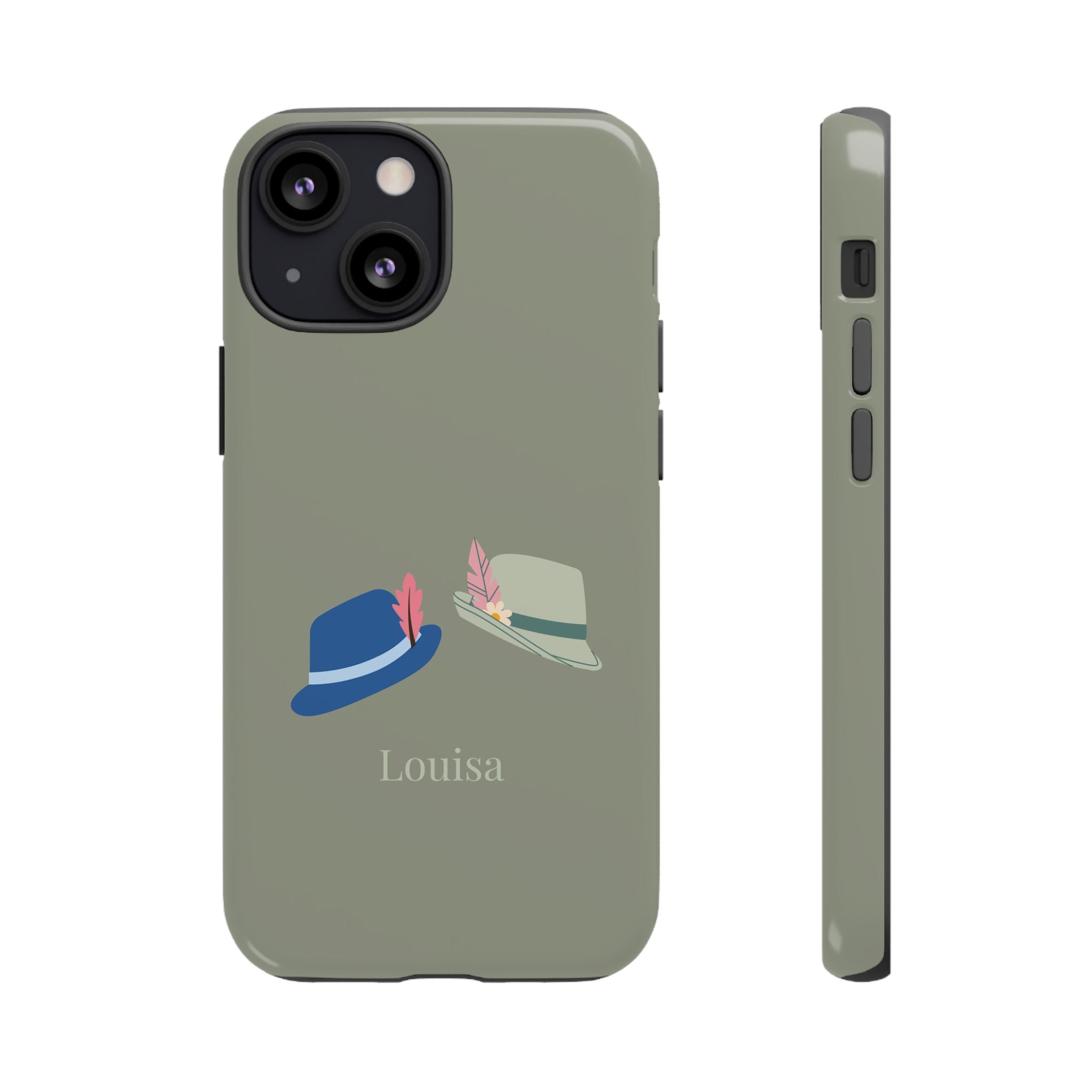 TRACHTENHÜTE SALBEI – Personalisierte Handyhülle mit Dual-Layer-Schutz