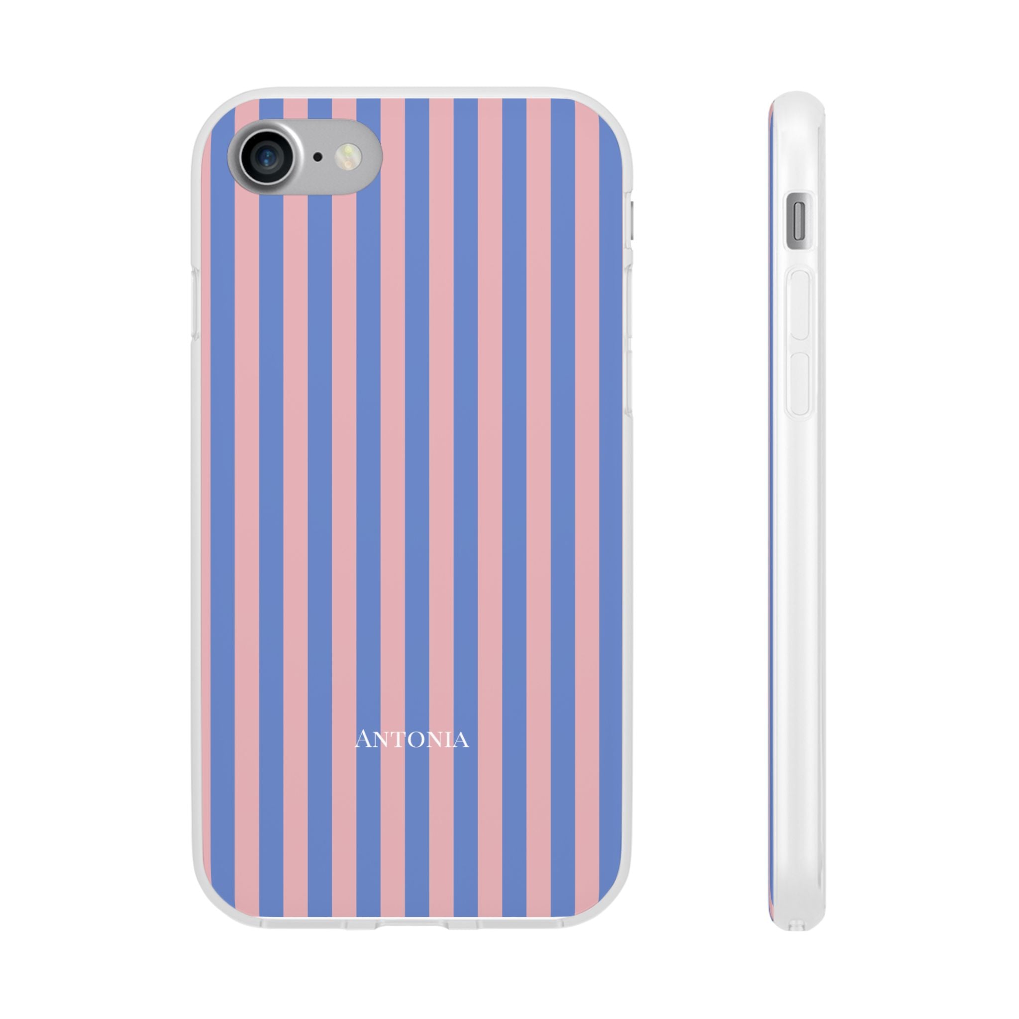 BLUE & BLUSH – Personalisierte Flex Handyhülle