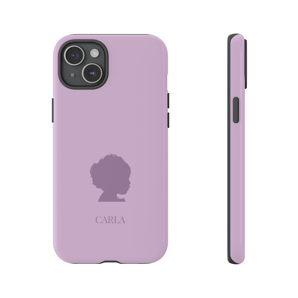 SILHOUETTE LAVENDEL – Personalisierte Handyhülle mit Dual-Layer-Schutz