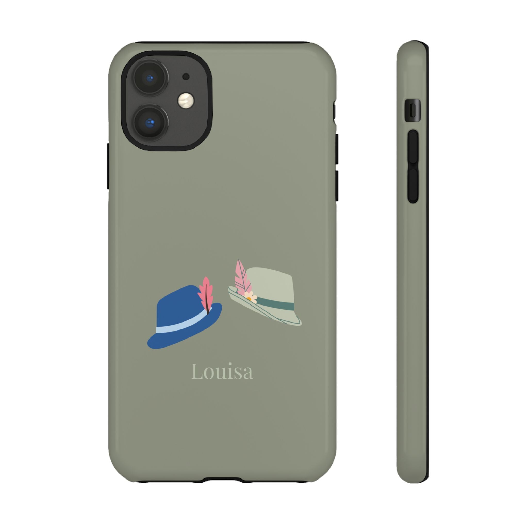 TRACHTENHÜTE SALBEI – Personalisierte Handyhülle mit Dual-Layer-Schutz