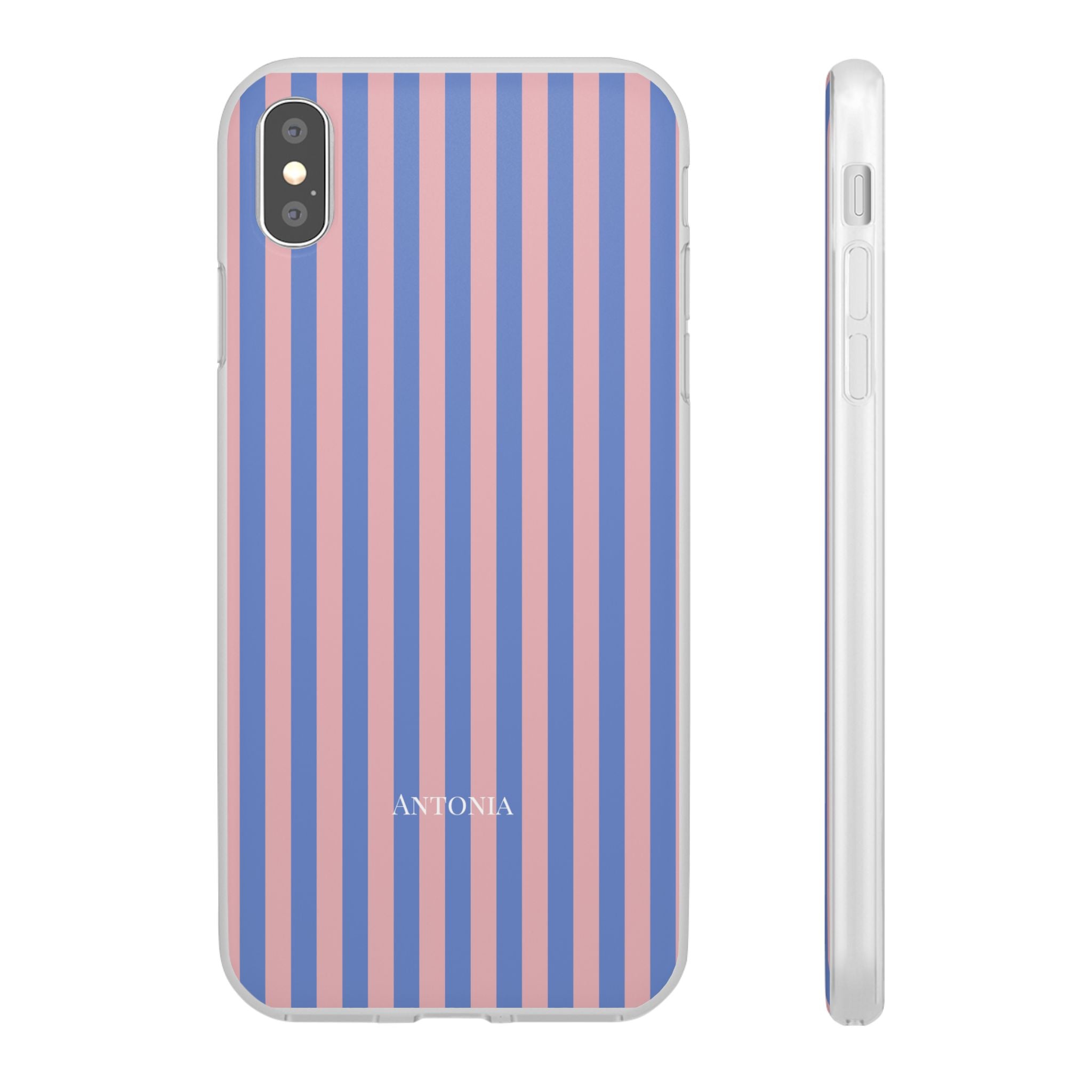 BLUE & BLUSH – Personalisierte Flex Handyhülle