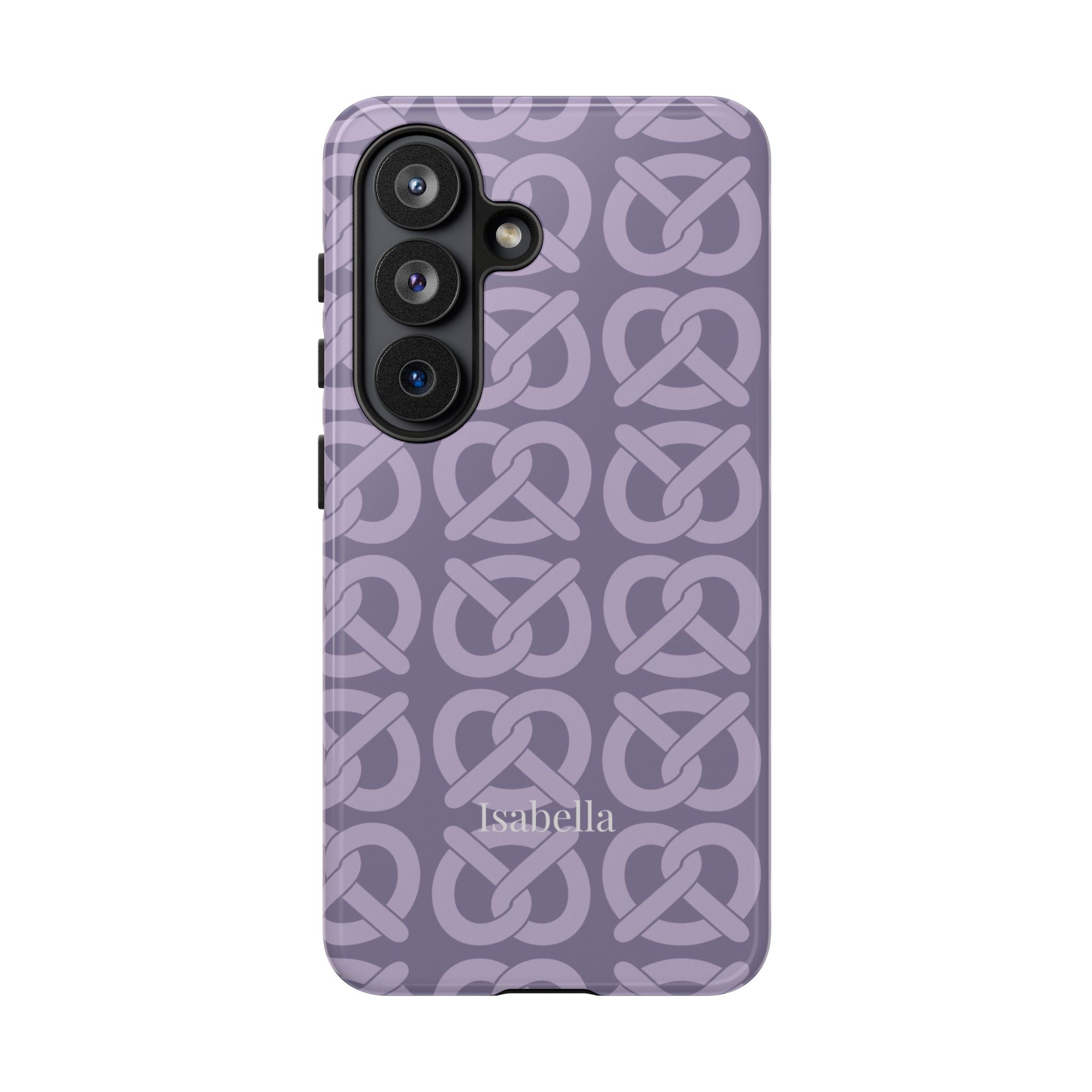 BREZN MONOGRAMM LAVENDEL – Personalisierte Handyhülle mit Dual-Layer-Schutz