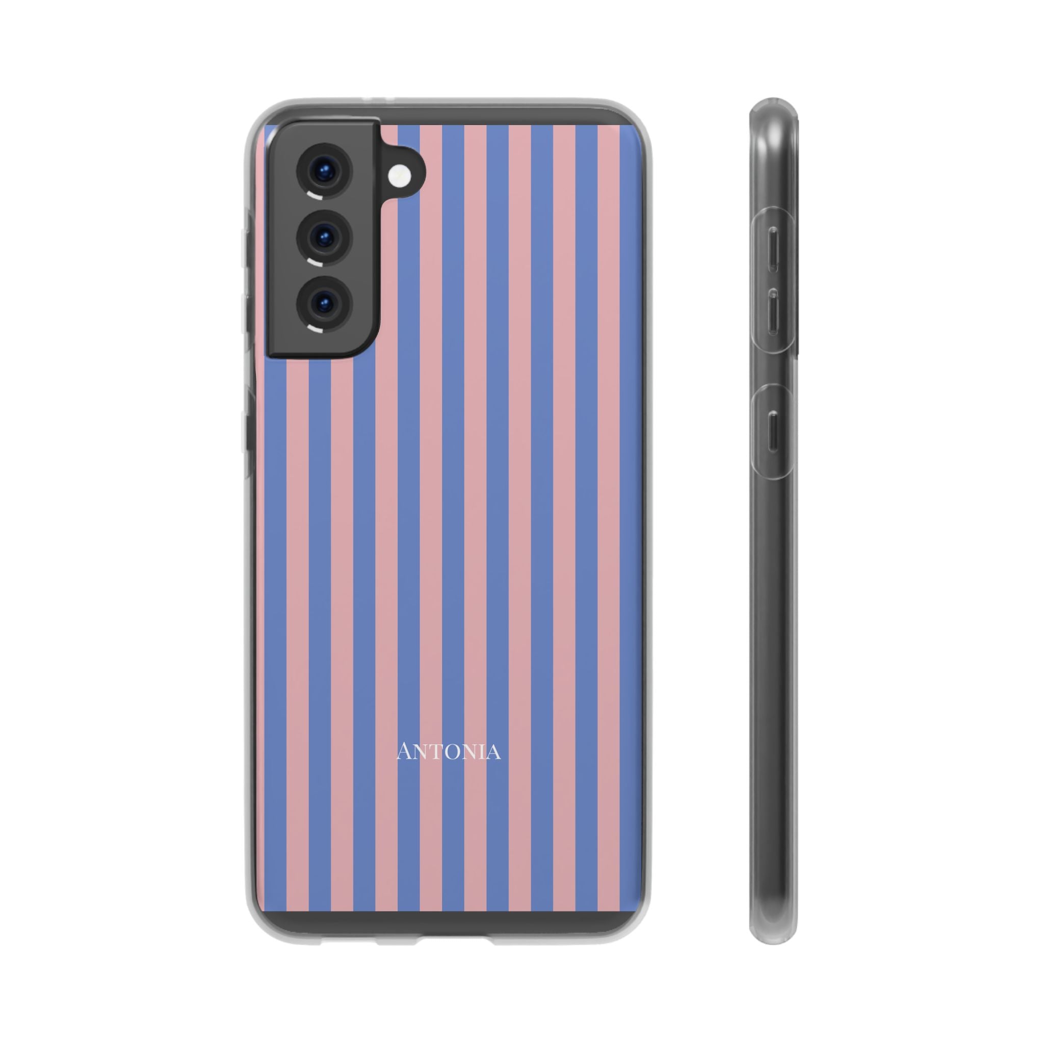 BLUE & BLUSH – Personalisierte Flex Handyhülle
