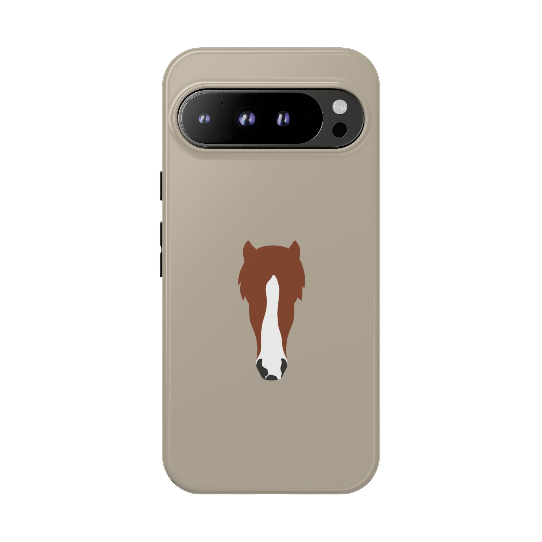 UNIQUE ANIMAL ART EDITION BEIGE – Personalisierte Handyhülle mit Dual-Layer-Schutz