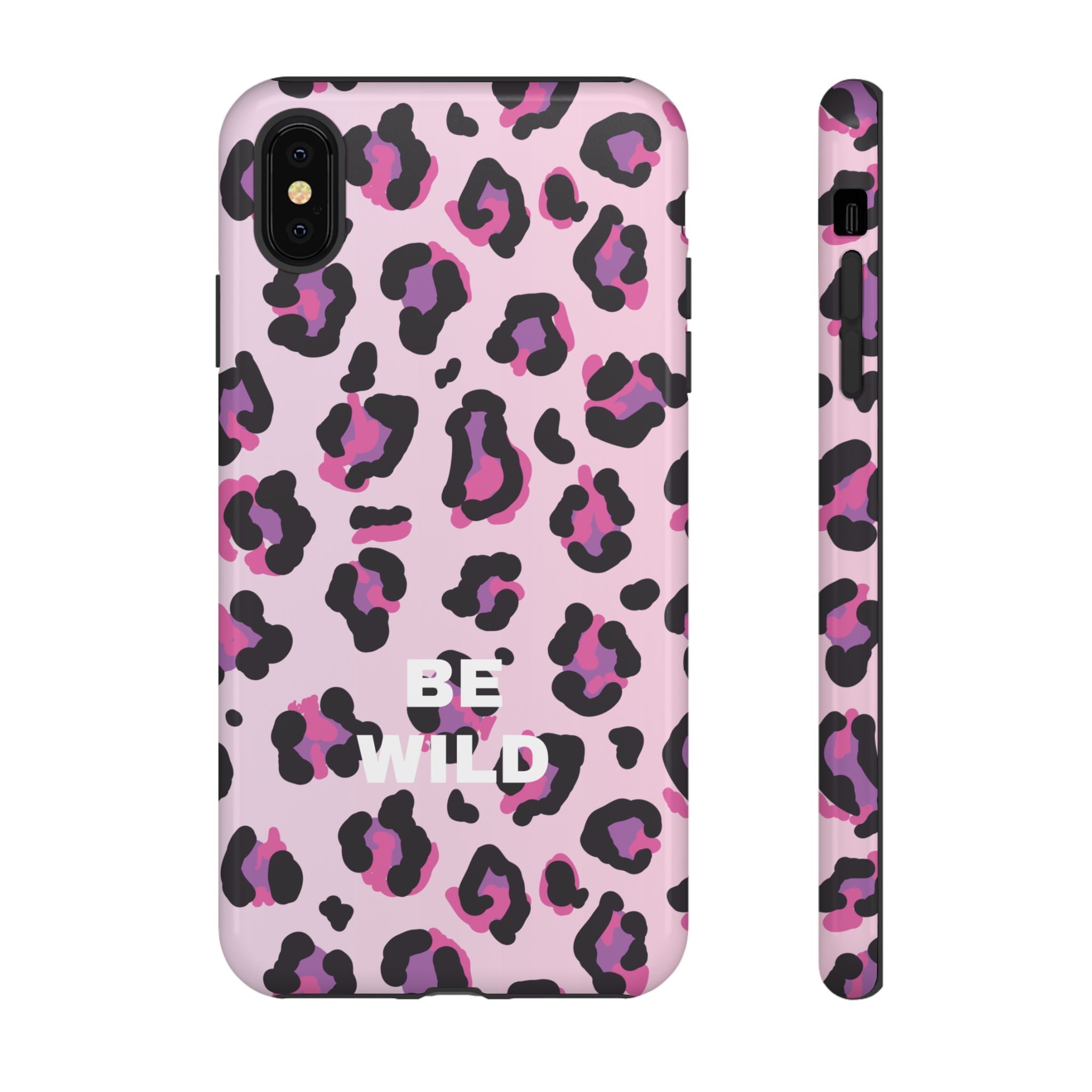 PINK LEO – Personalisierte Handyhülle mit Dual-Layer-Schutz