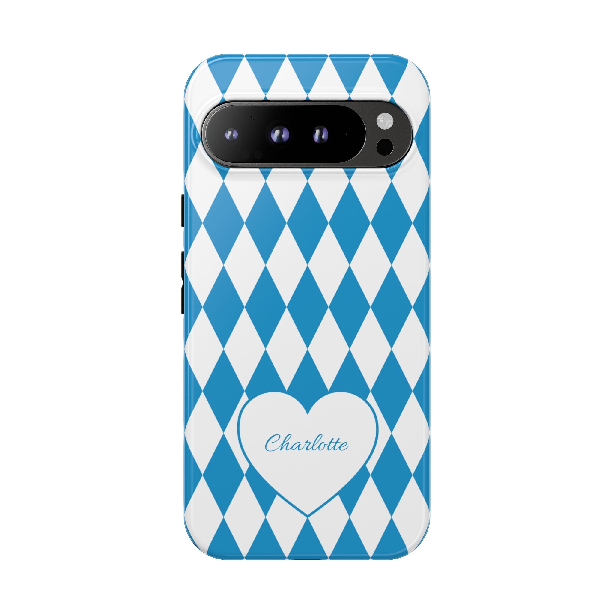 BAYERN BLAU WEISS – Personalisierte Handyhülle mit Dual-Layer-Schutz