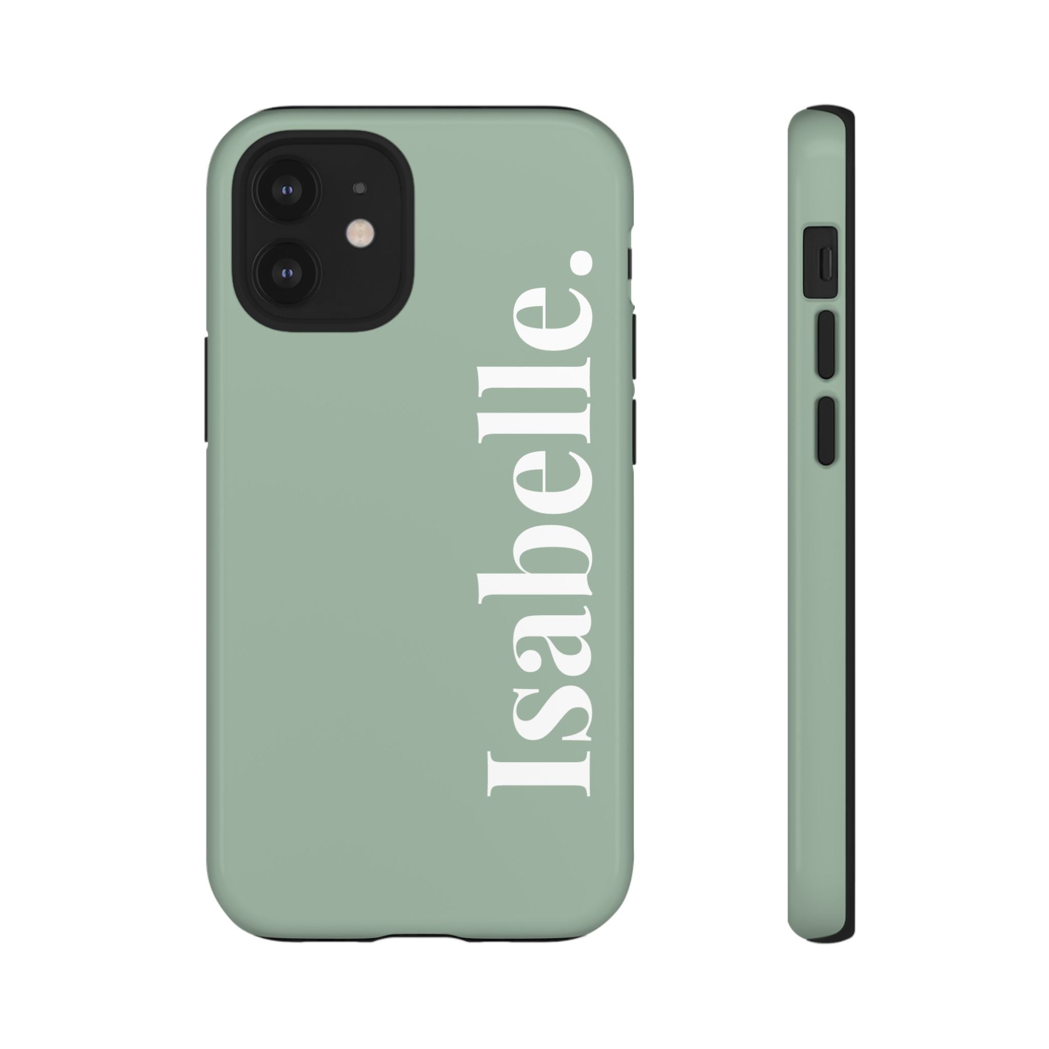 SALBEI BOLD NAME – Personalisierte Handyhülle mit Dual-Layer-Schutz