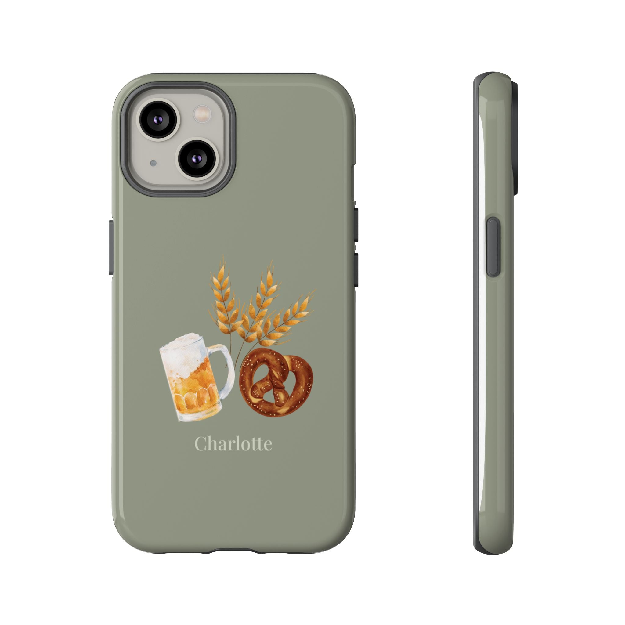 WIESN-SCHMANKERL SALBEI – Personalisierte Handyhülle mit Dual-Layer-Schutz