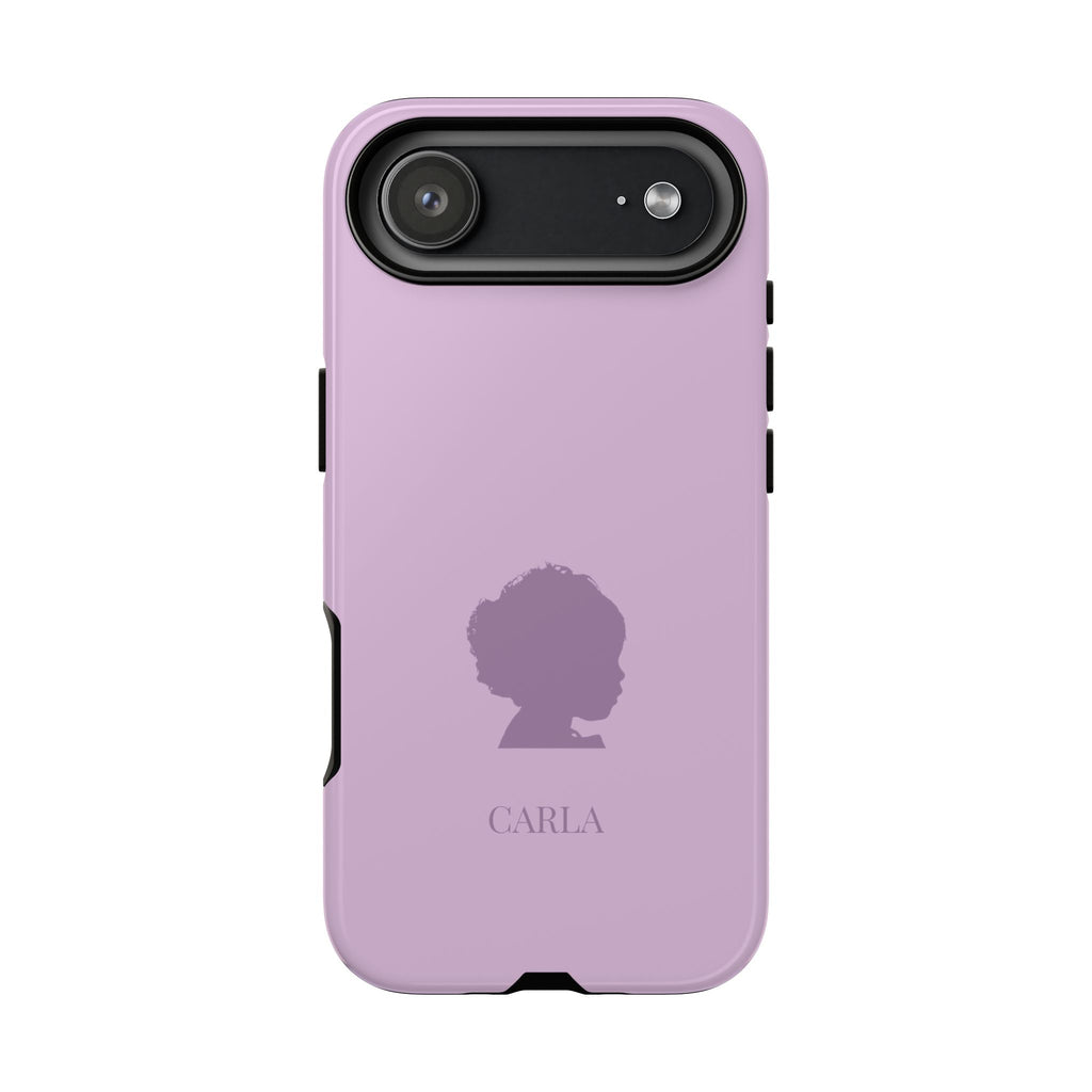SILHOUETTE LAVENDEL – Personalisierte Handyhülle mit Dual-Layer-Schutz