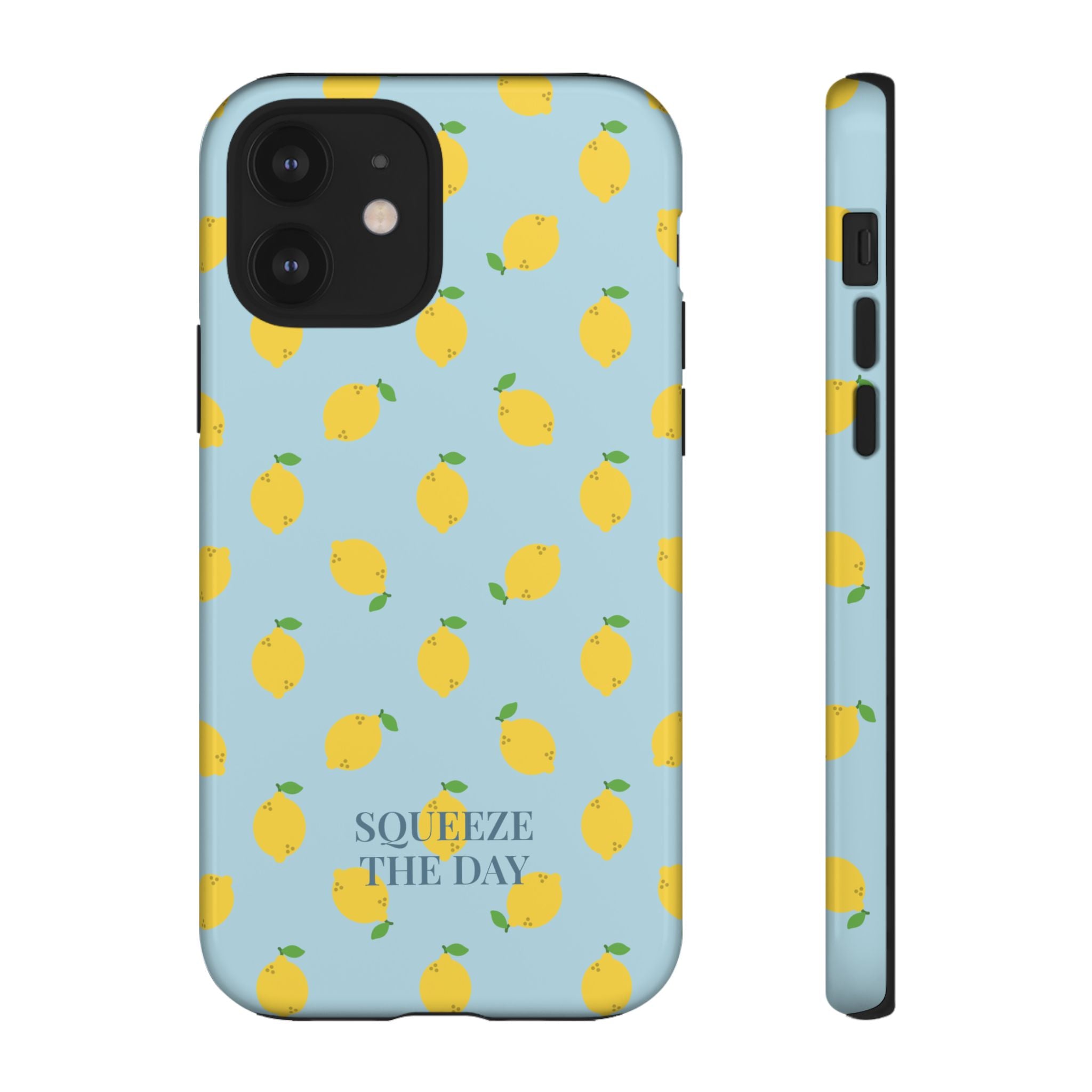 LEMONS BLUE SKY – Personalisierte Handyhülle mit Dual-Layer-Schutz