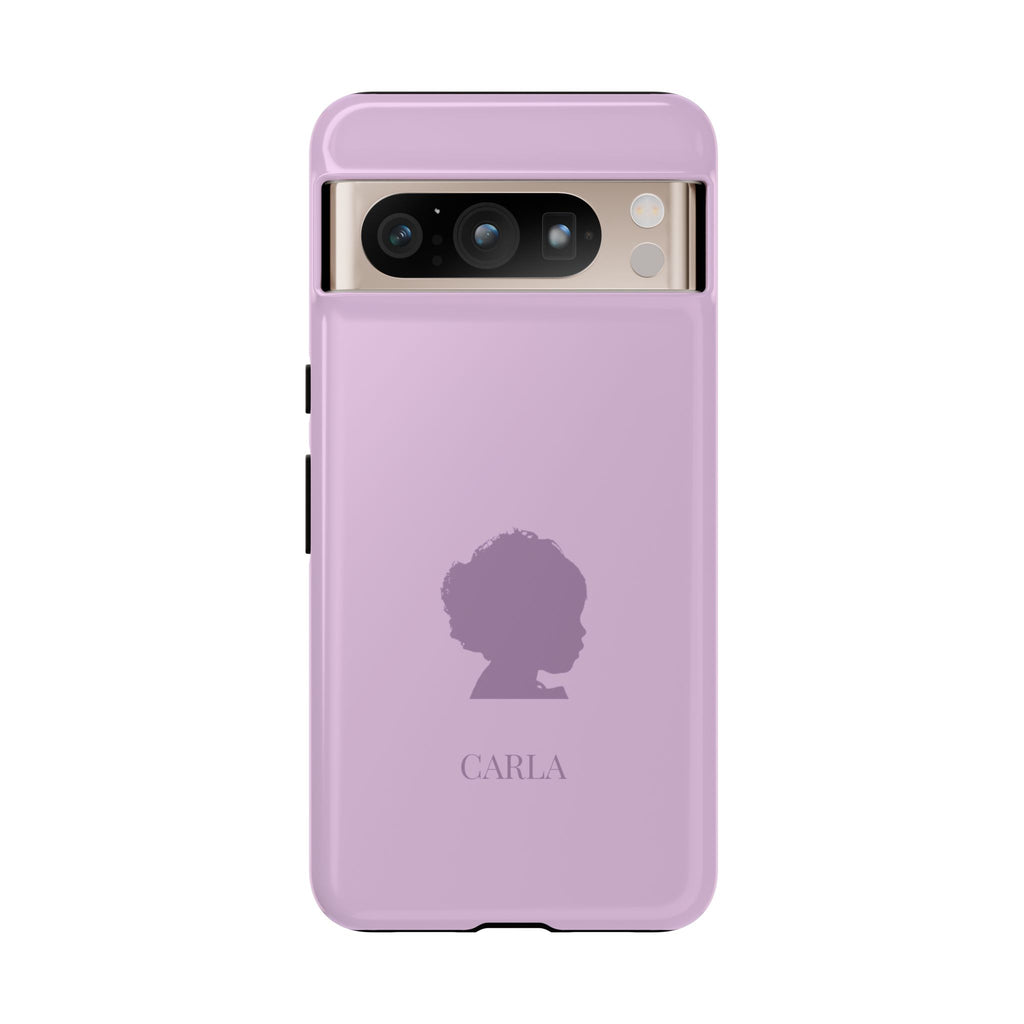 SILHOUETTE LAVENDEL – Personalisierte Handyhülle mit Dual-Layer-Schutz