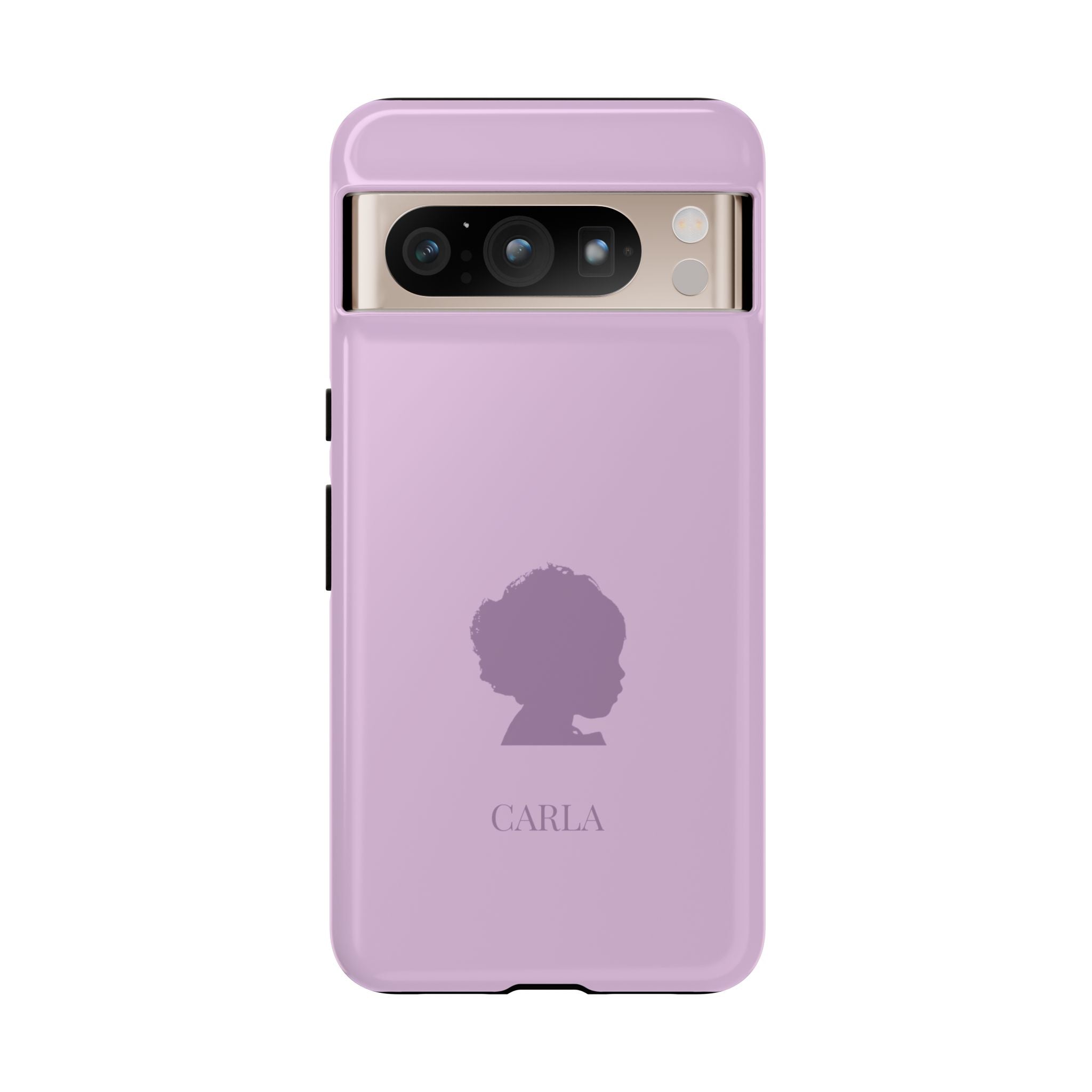 SILHOUETTE LAVENDEL – Personalisierte Handyhülle mit Dual-Layer-Schutz